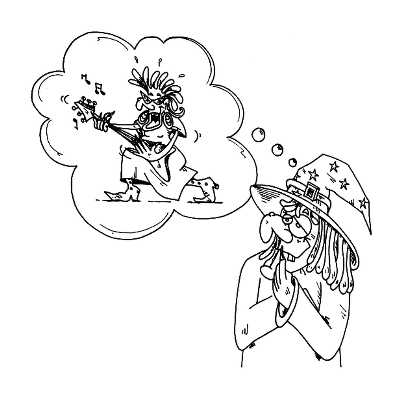  witch dreaming of becoming a rockstar 