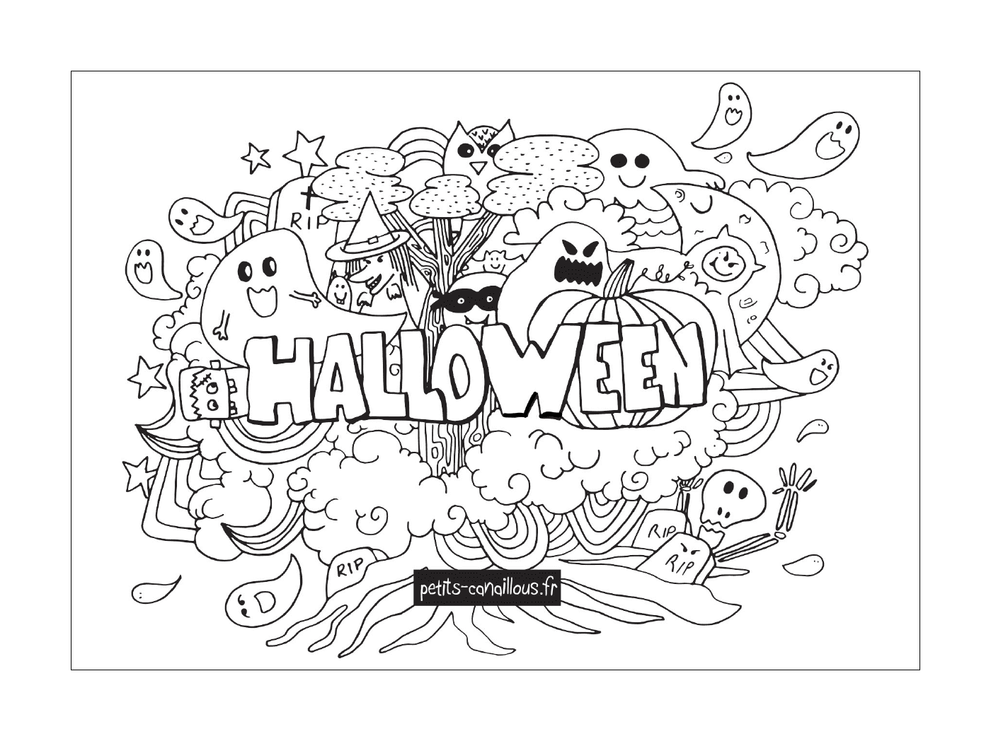  Doodle de Halloween 
