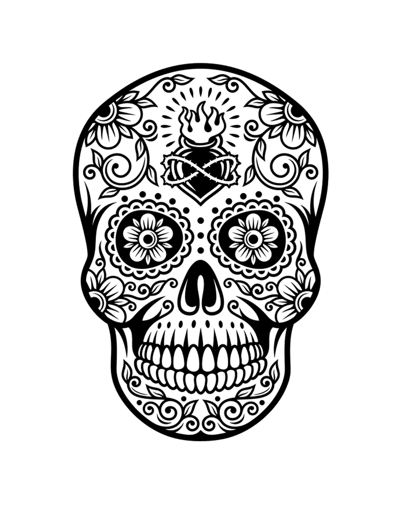  Skeletal Death Head per Halloween 