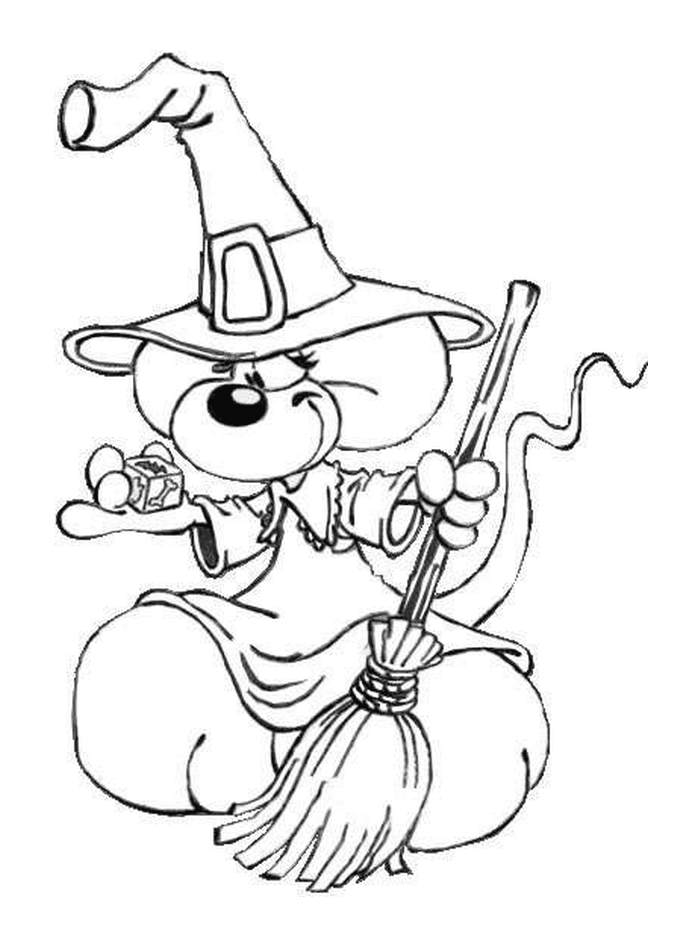  Diddle disguised as a witch 