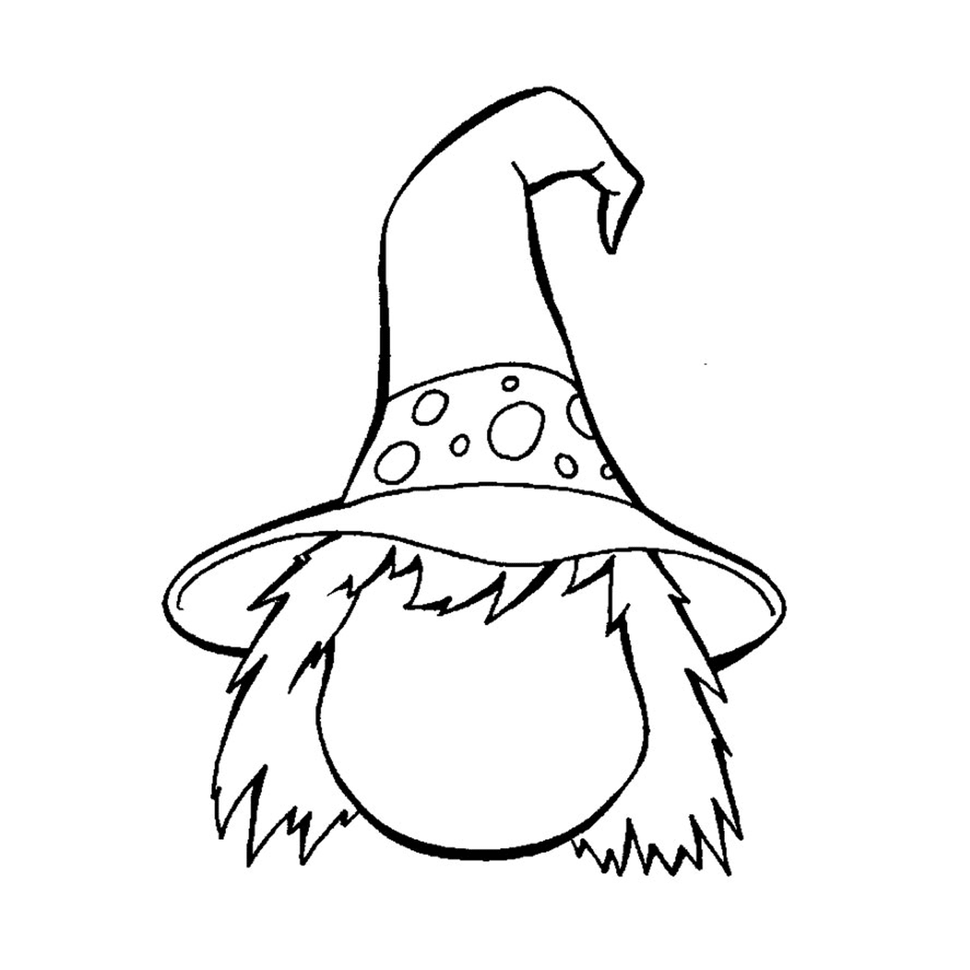  Gnome trägt einen Hut 