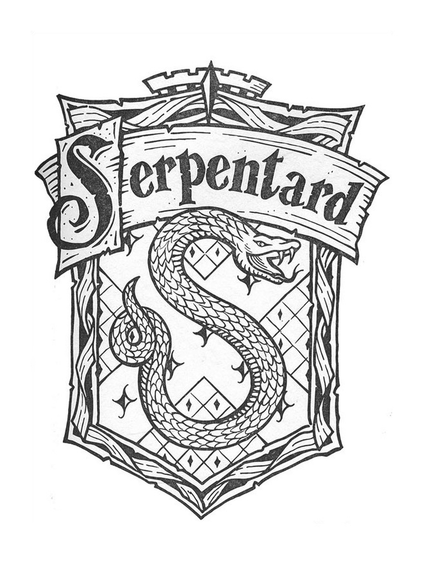  Serpentards Blazon, Harry Potter 