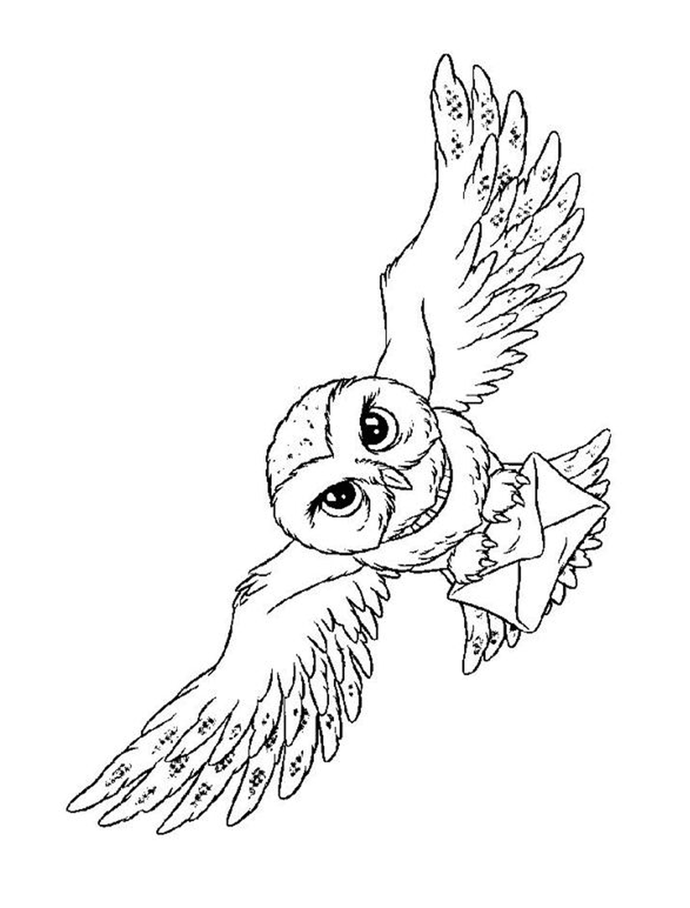  Hedwige en vuelo 