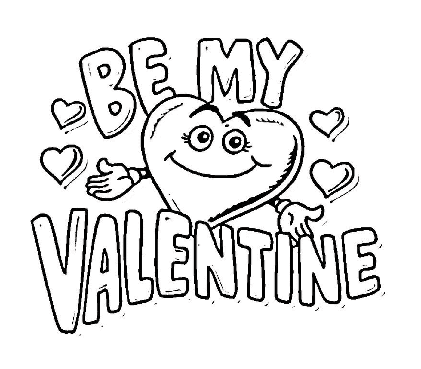  Be my valentine and share my love 
