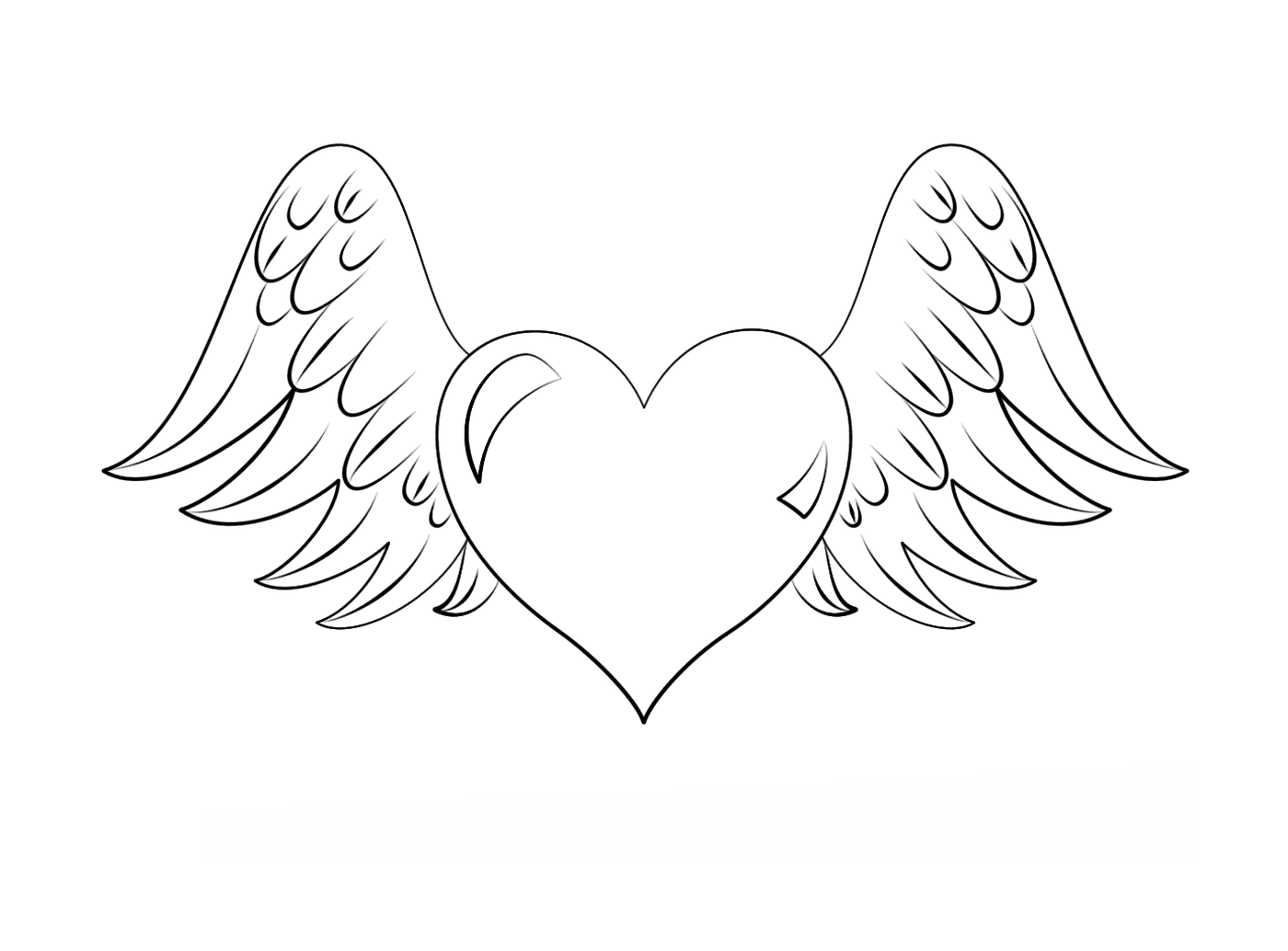 Сердце с крыльями, чтобы лететь к любви 