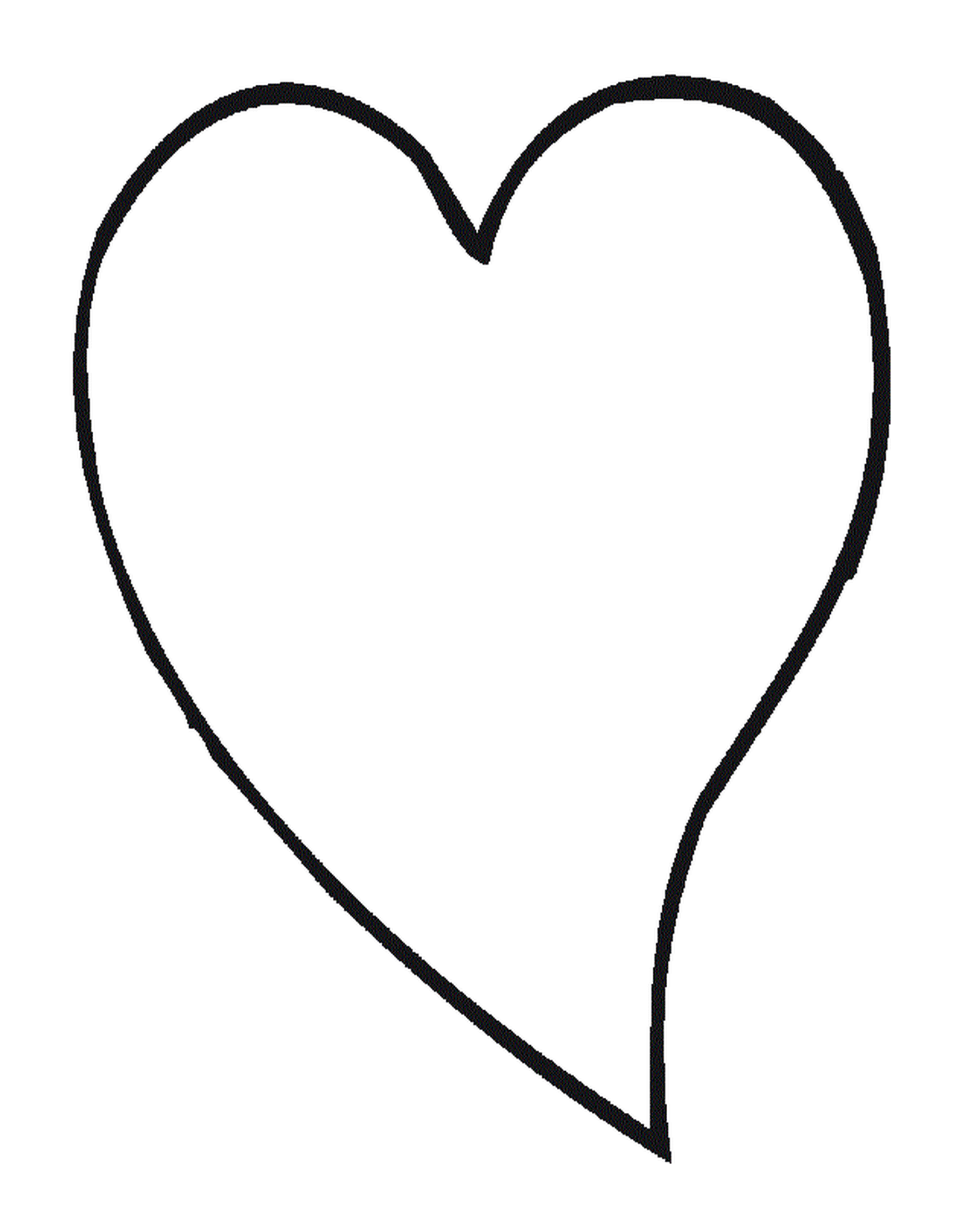  Corazón clásico para simbolizar el amor 