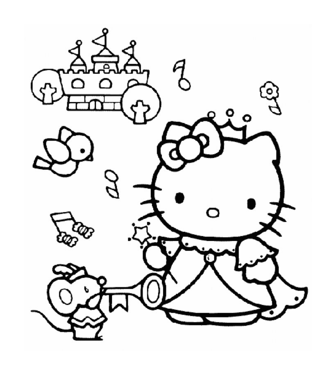  Ciao Kitty principessa per i bambini 