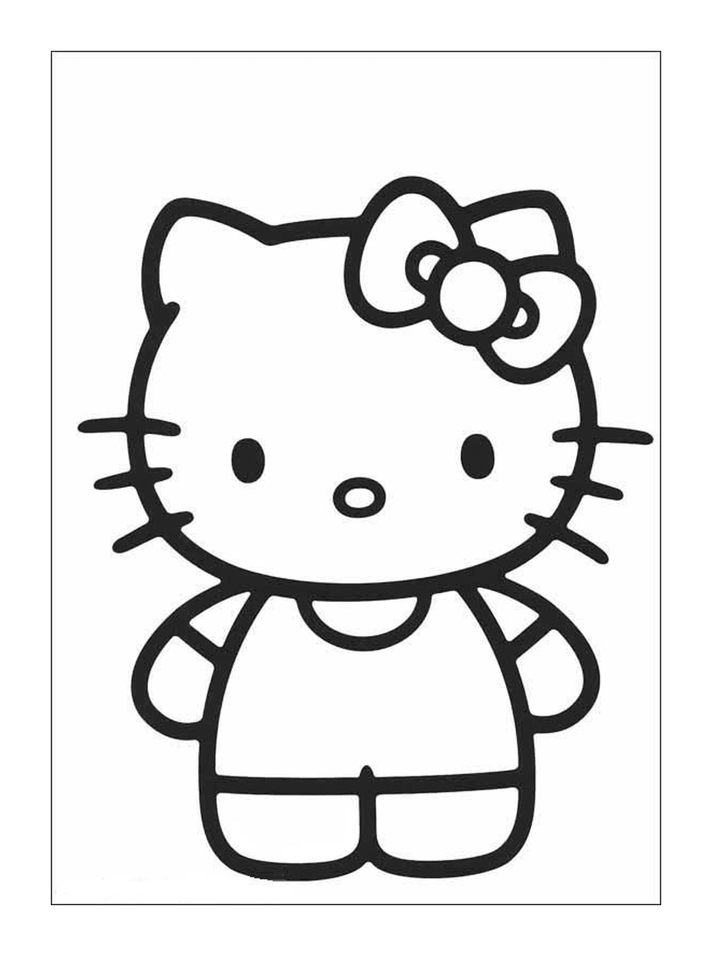  Hello Kitty coloring for children 