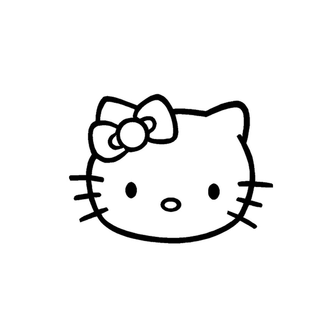  Hello Kitty's head 