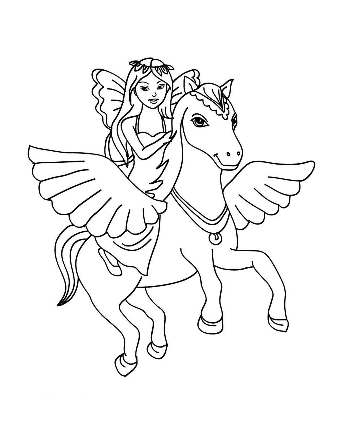  Die Prinzessin und ihr Pferd 