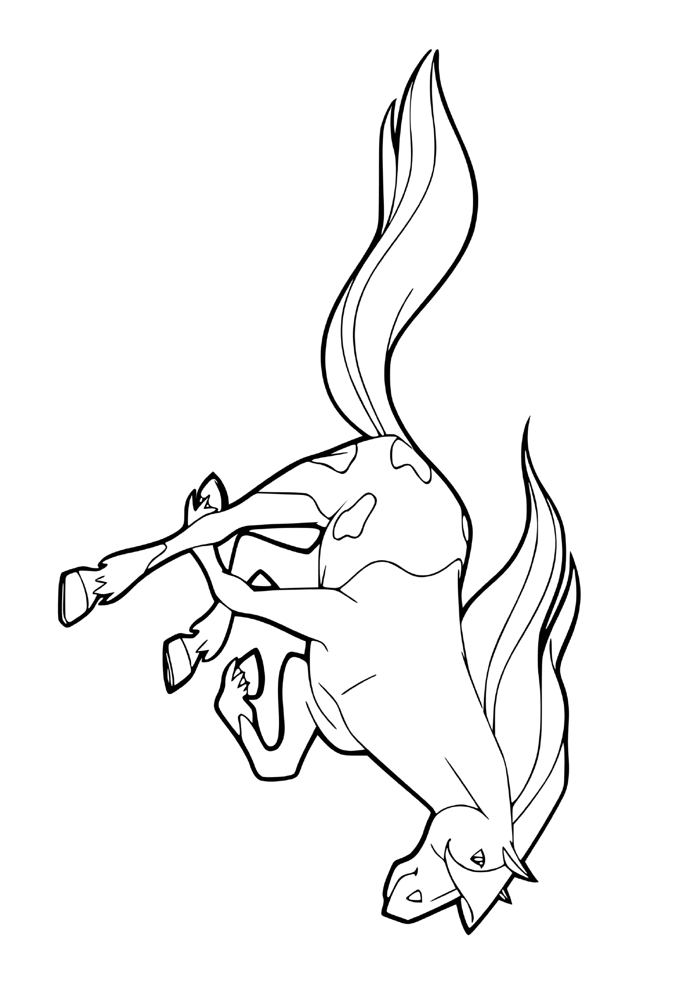  Calypso, caballo galopante en Horseland 