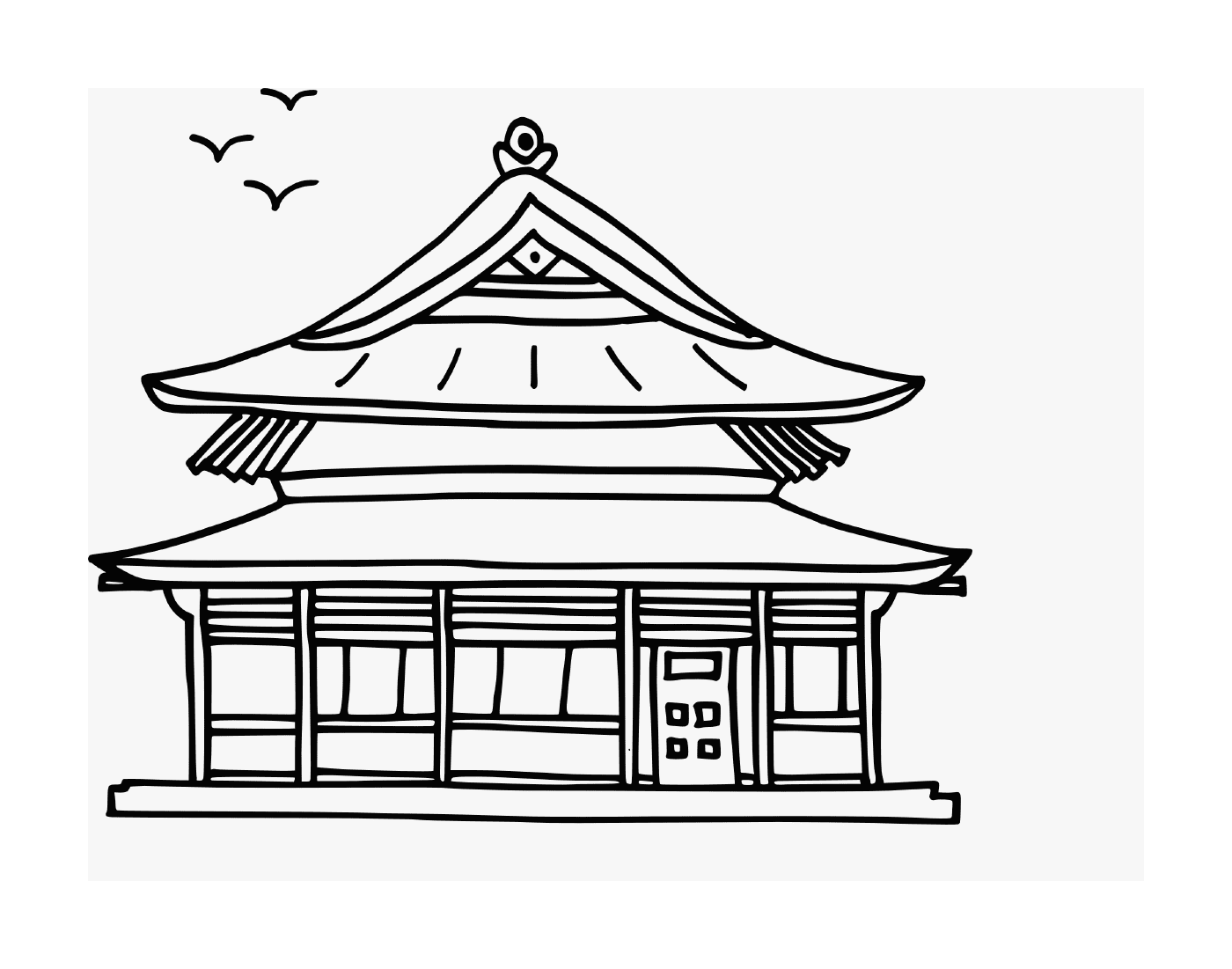  exotisches traditionelles asiatisches Haus 