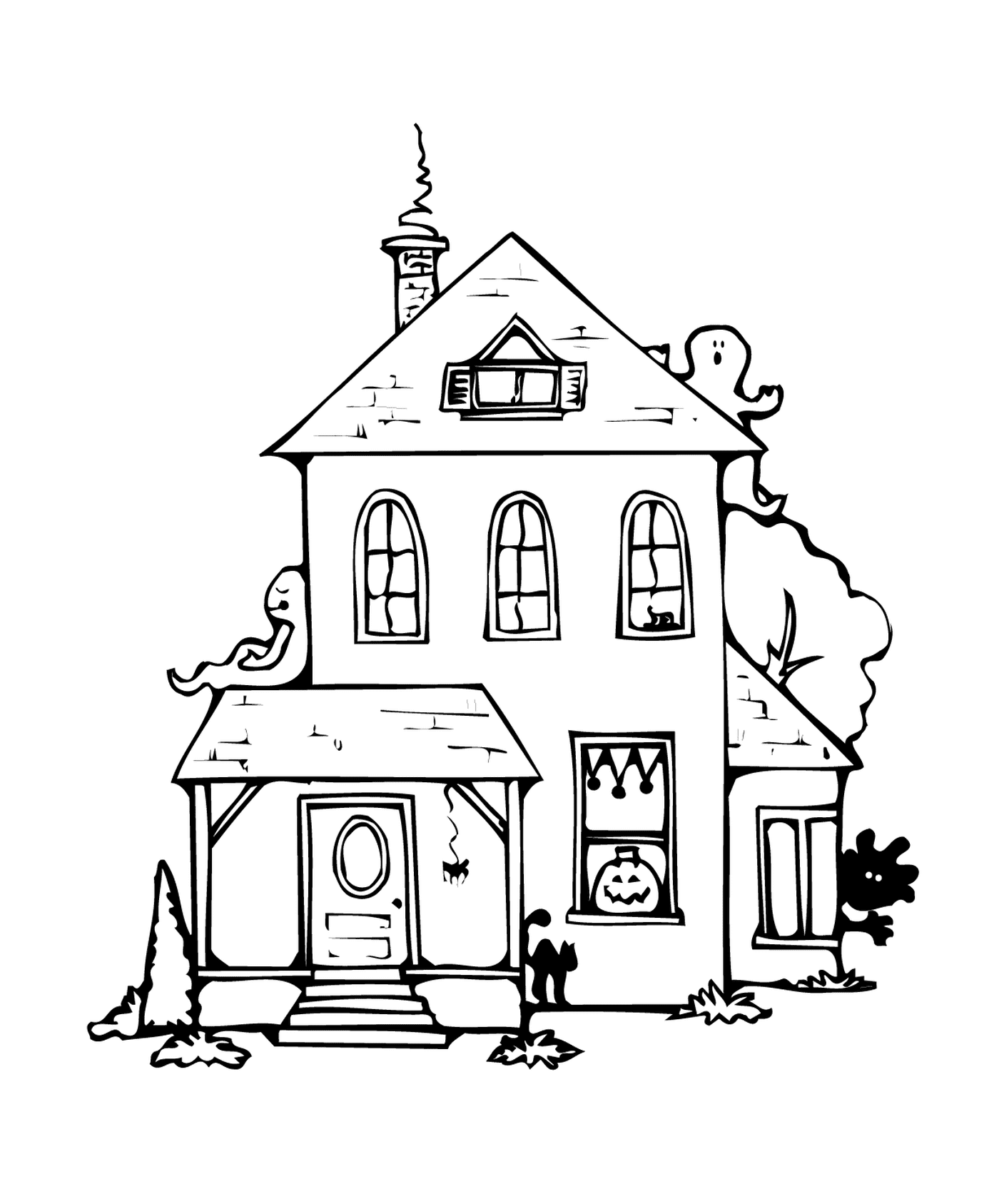  Old Halloween haunted house 
