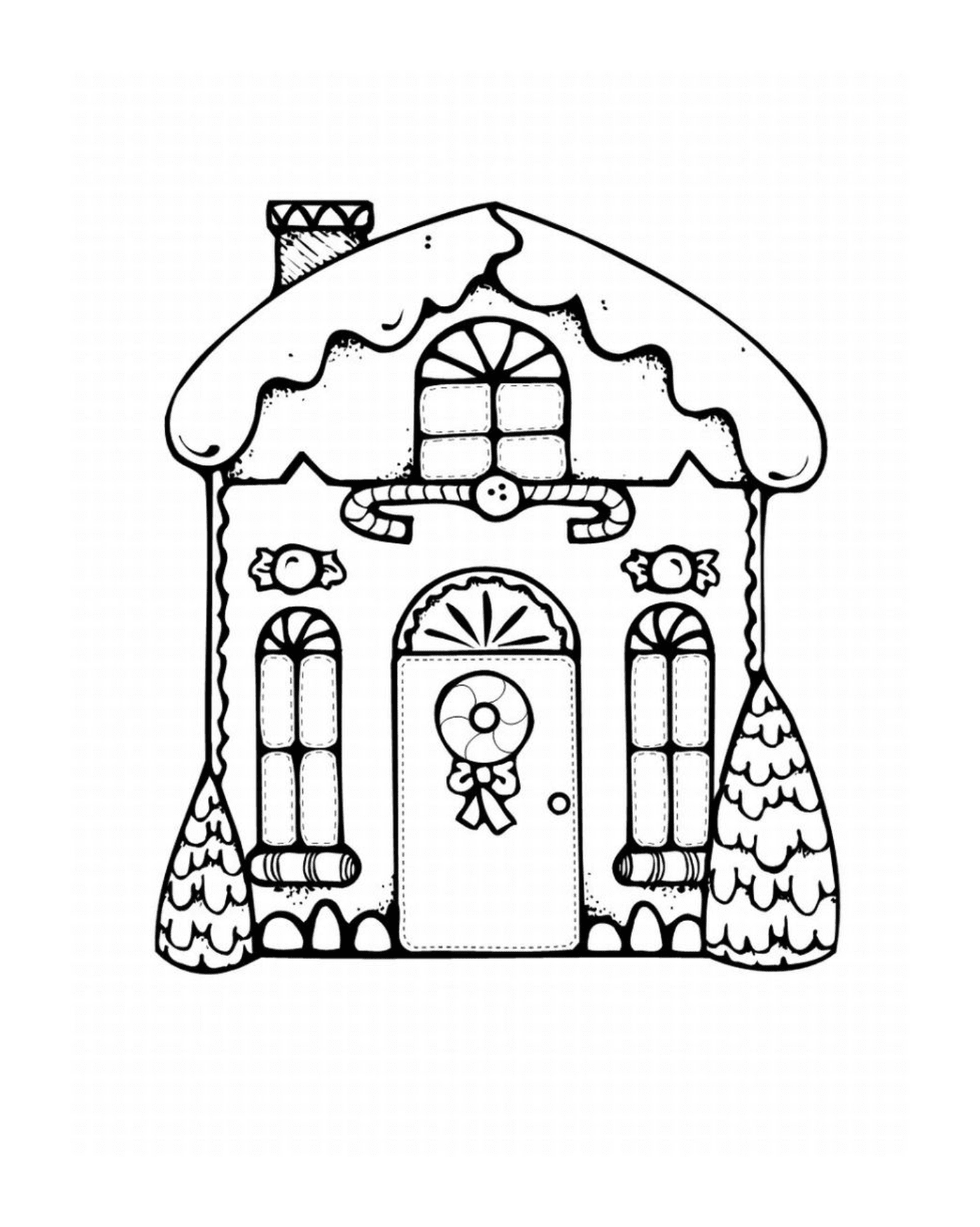  Magnífica Casa de Navidad el 25 de diciembre 