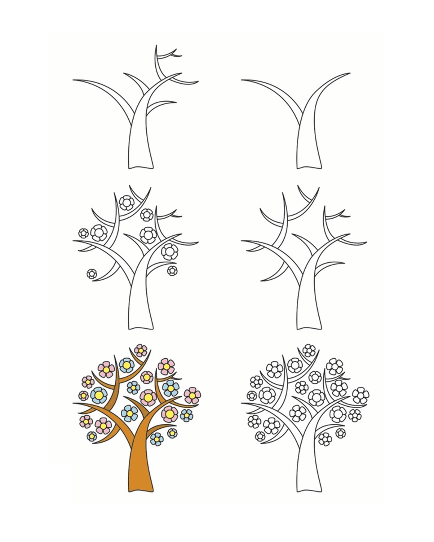  Как рисовать дерево 