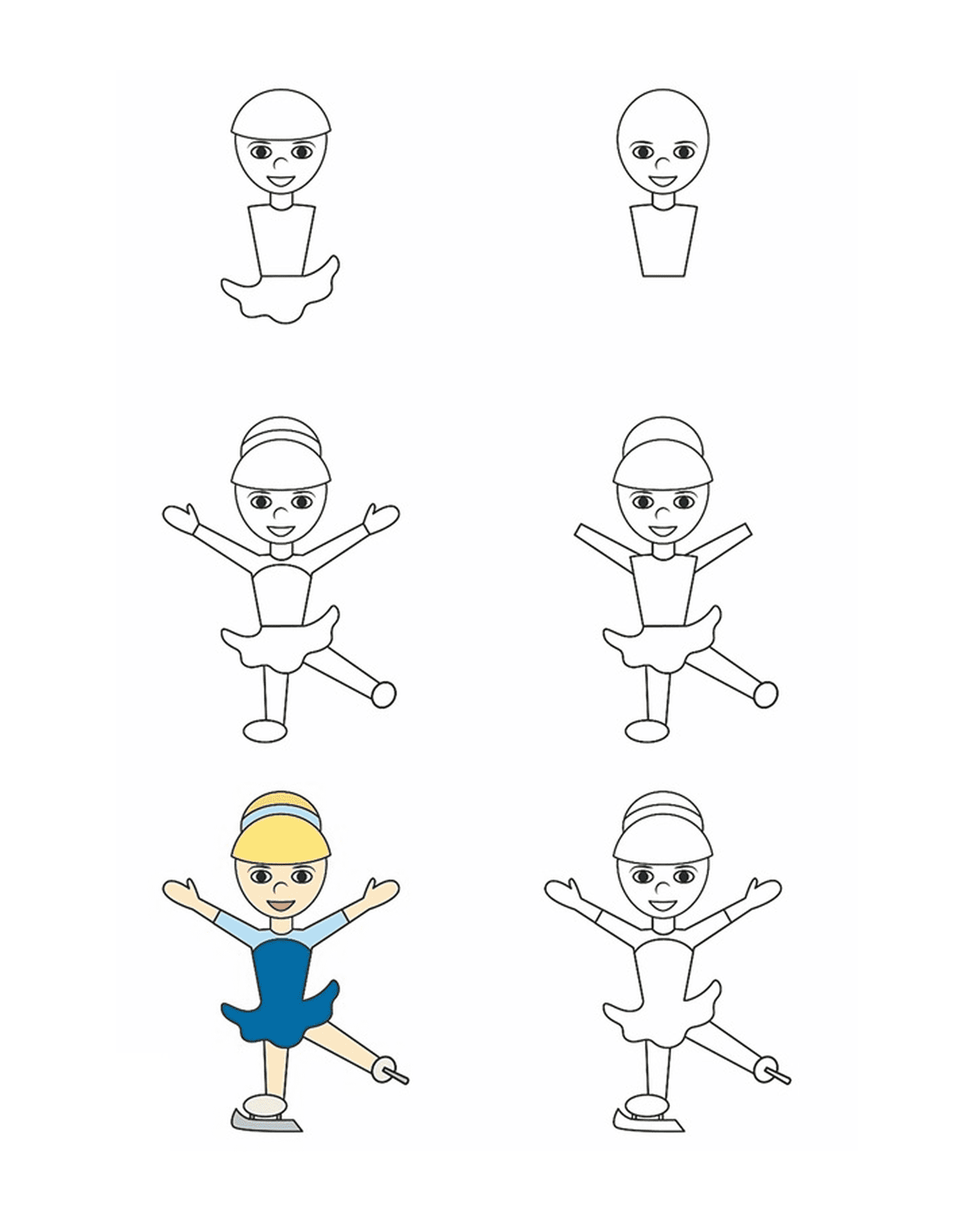  How to draw the ice skate 