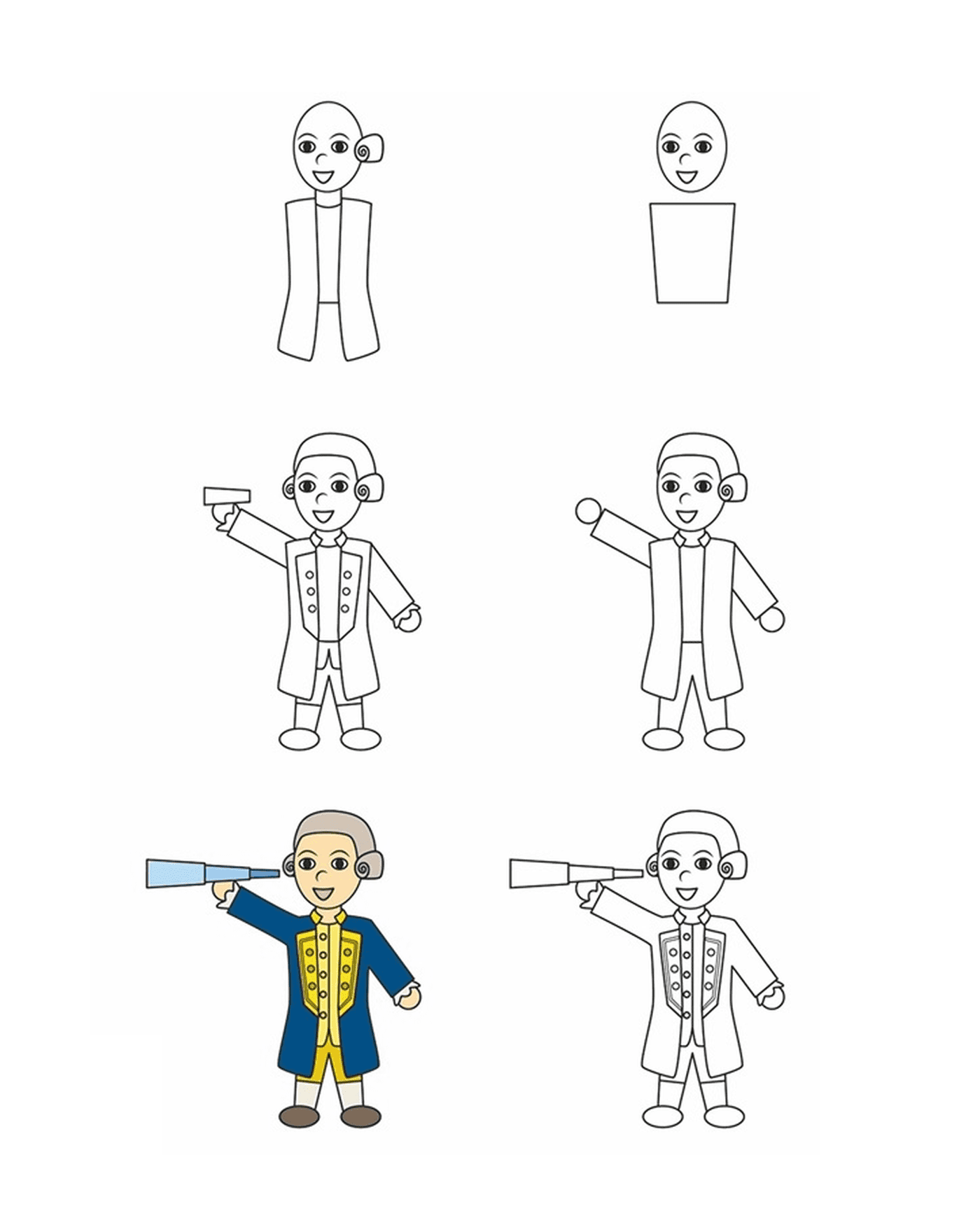  How to draw Captain James Cook 