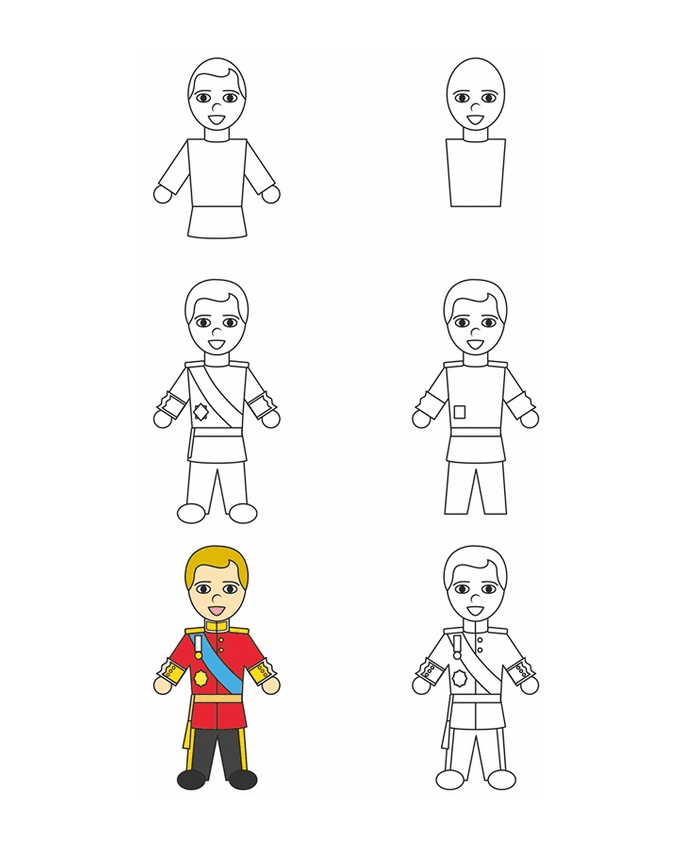  How to draw Prince William 