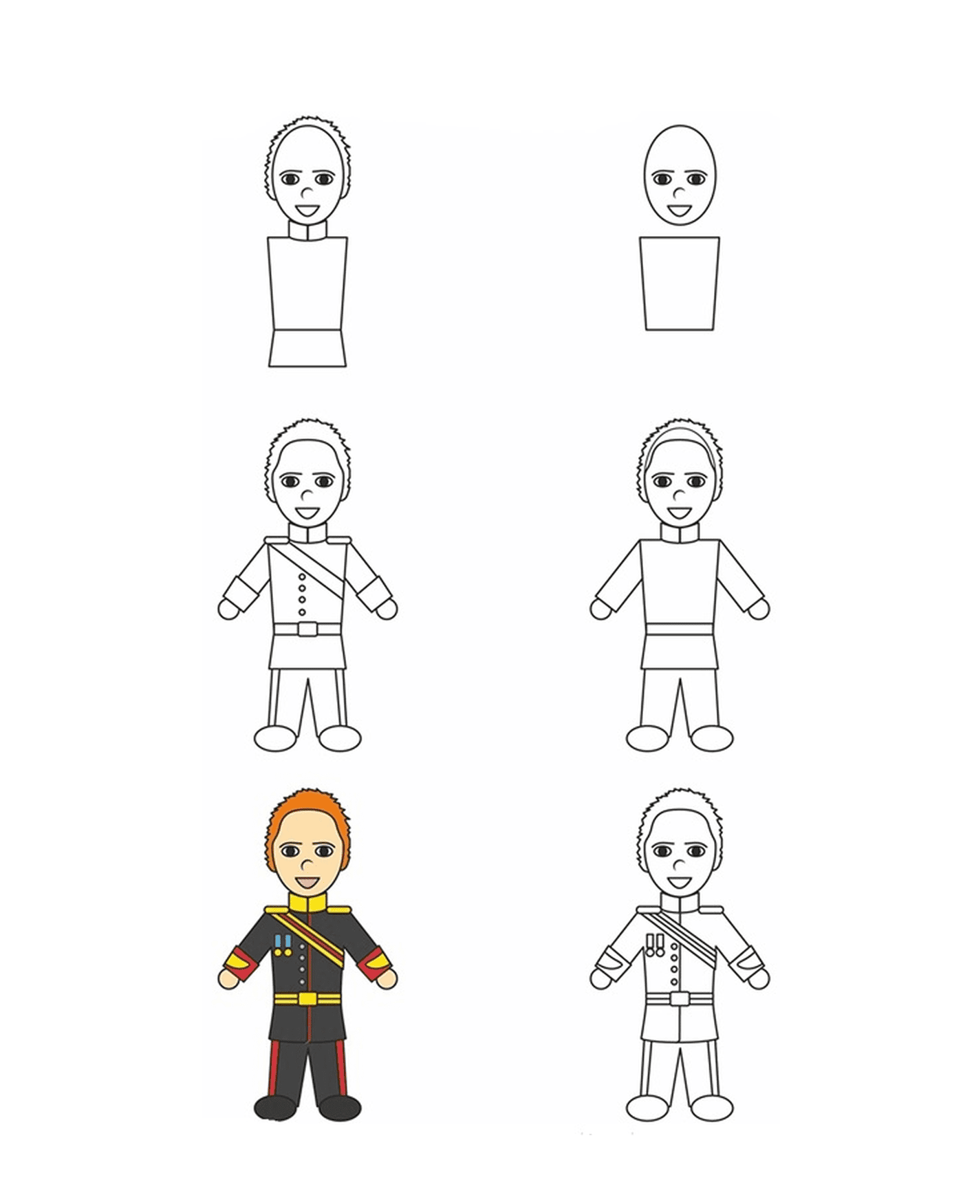  How to draw Prince Harry 