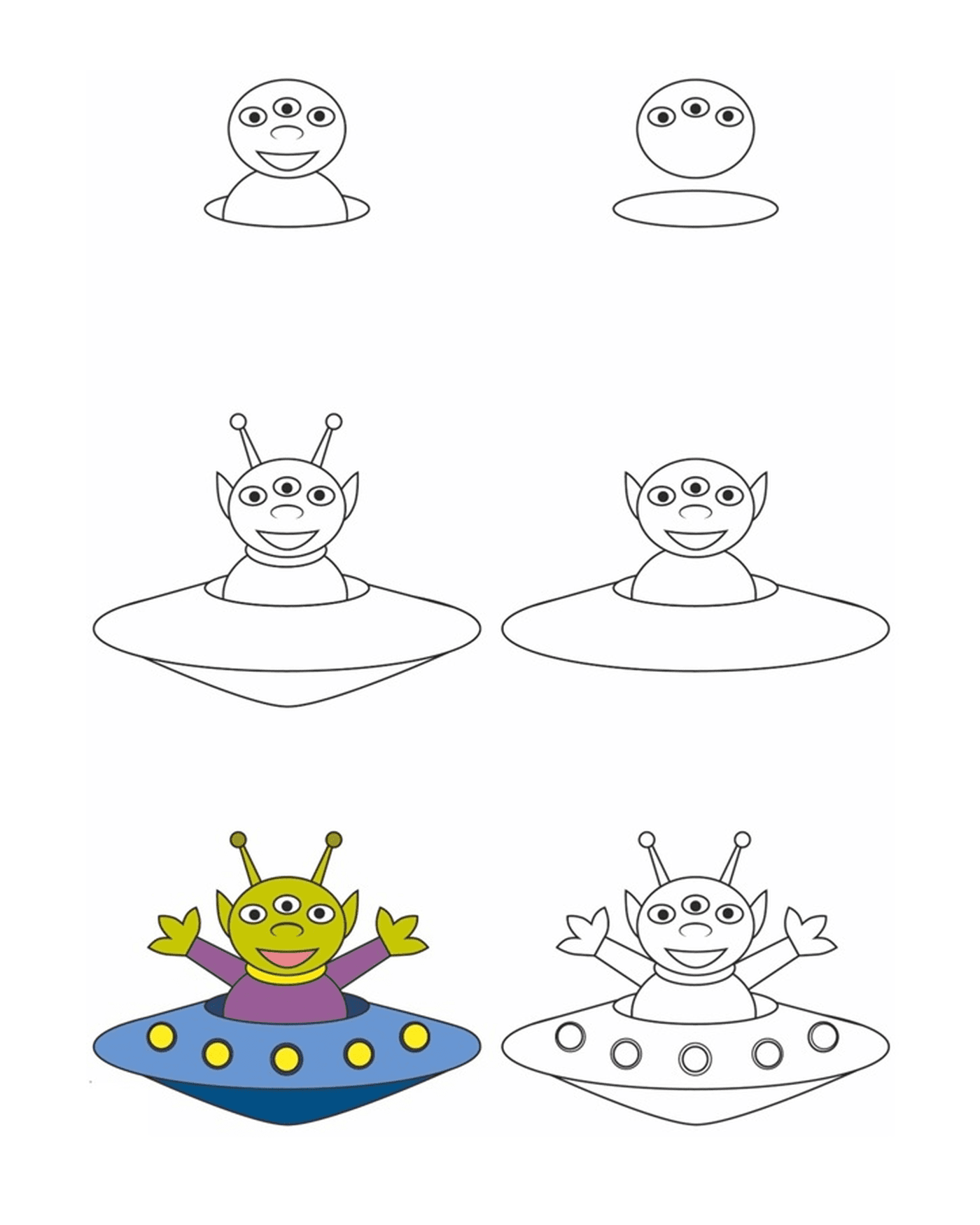  How to draw an alien 
