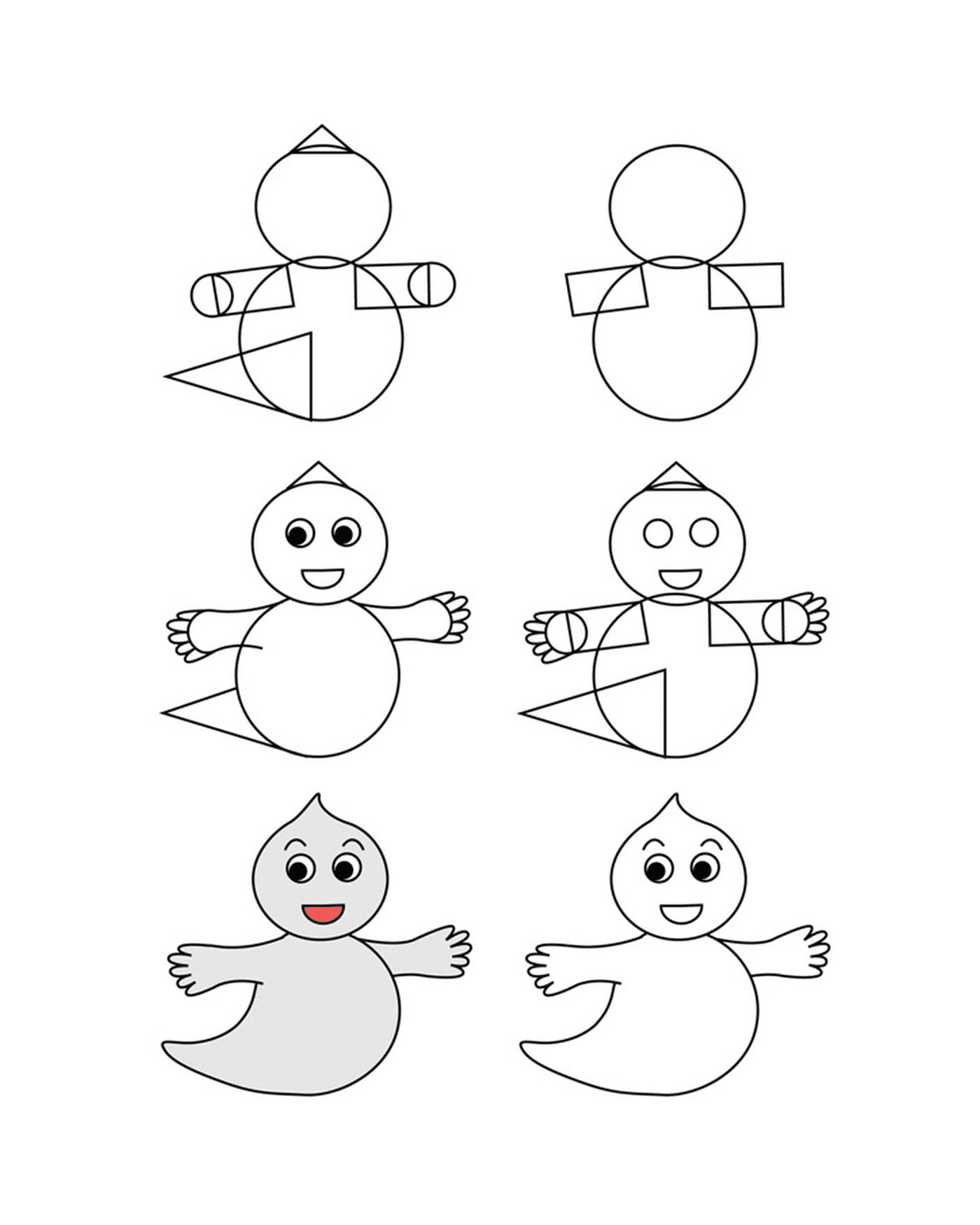  Как нарисовать призрака 