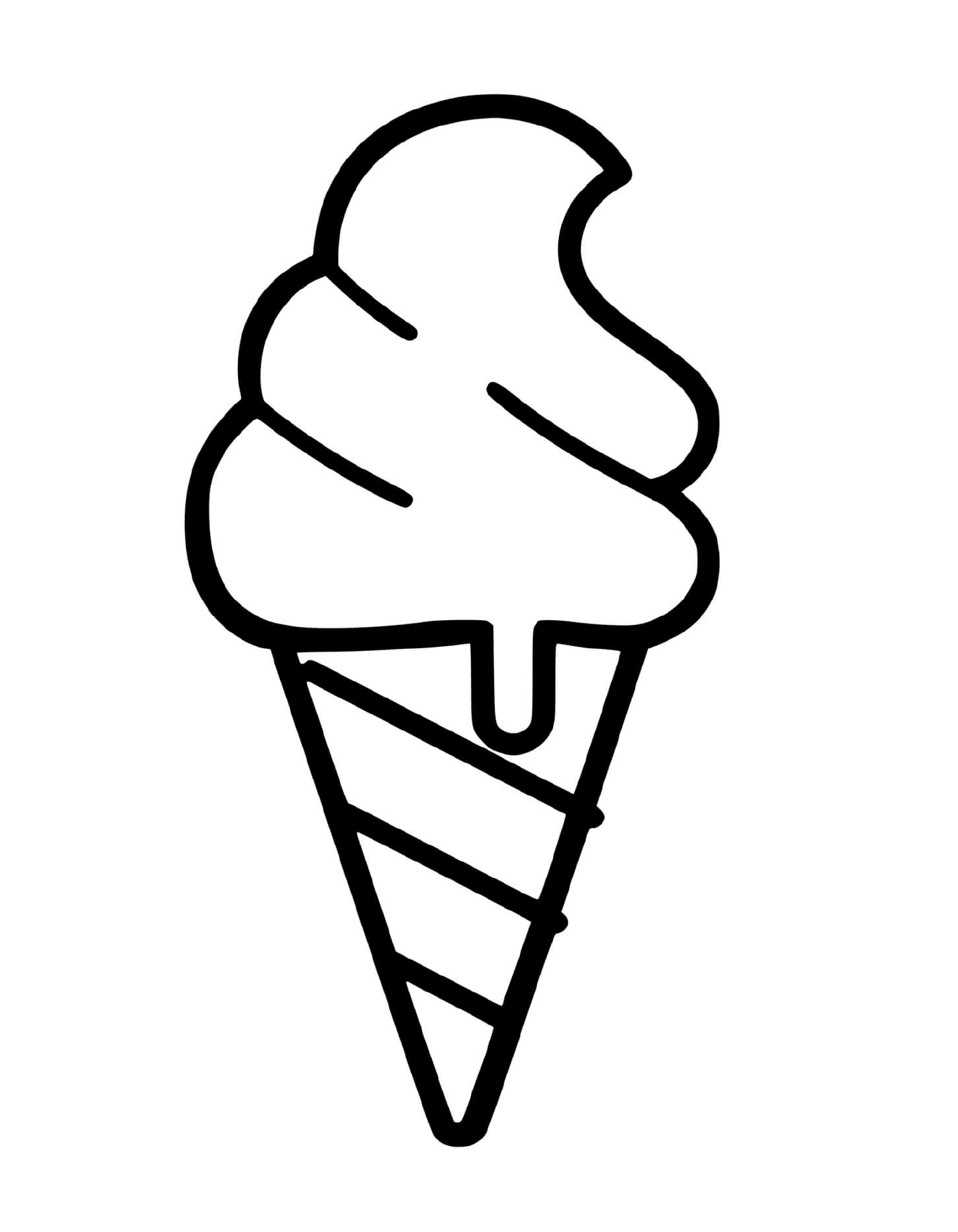  Simple ice cone 