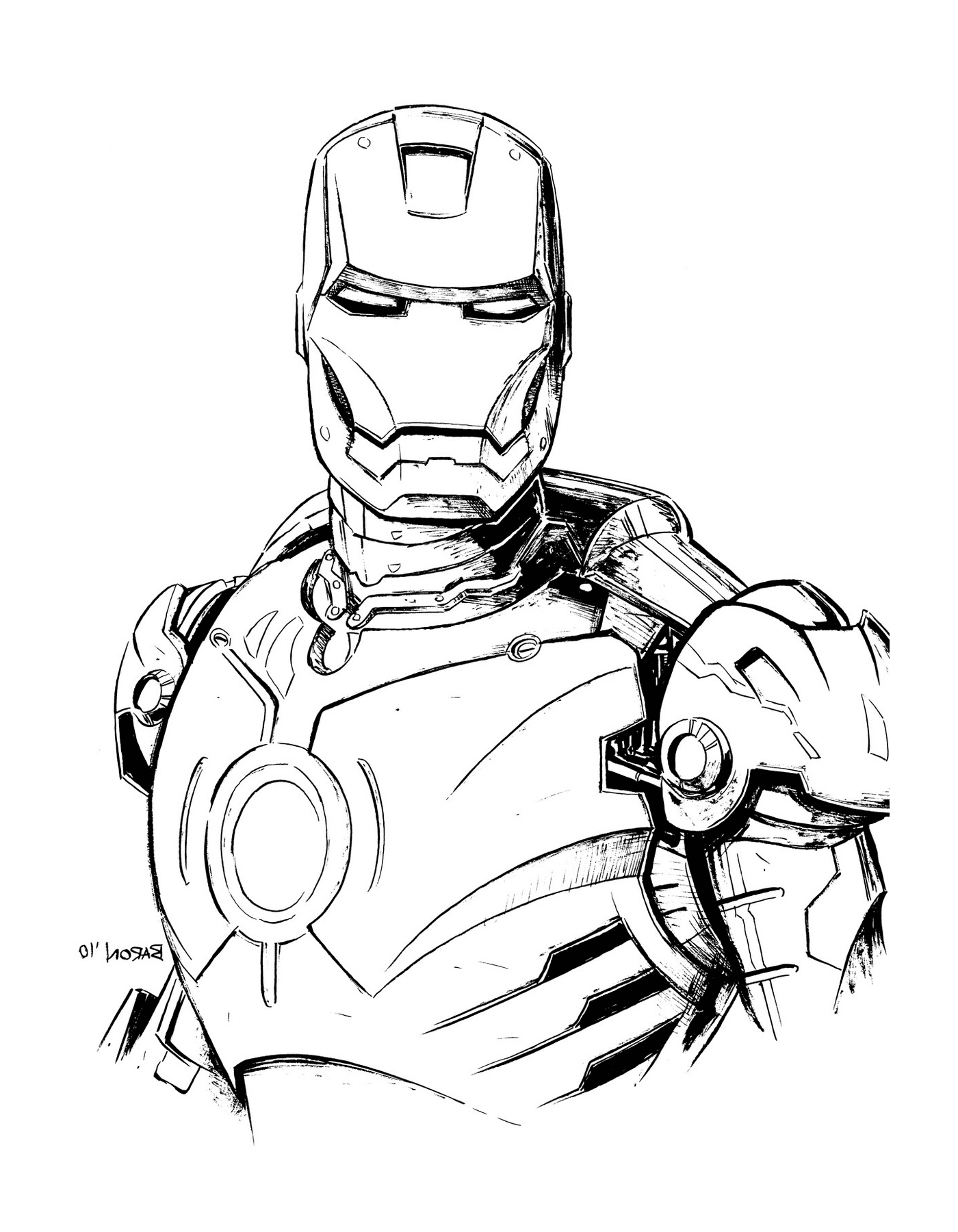  Uomo in armatura Iron Man 