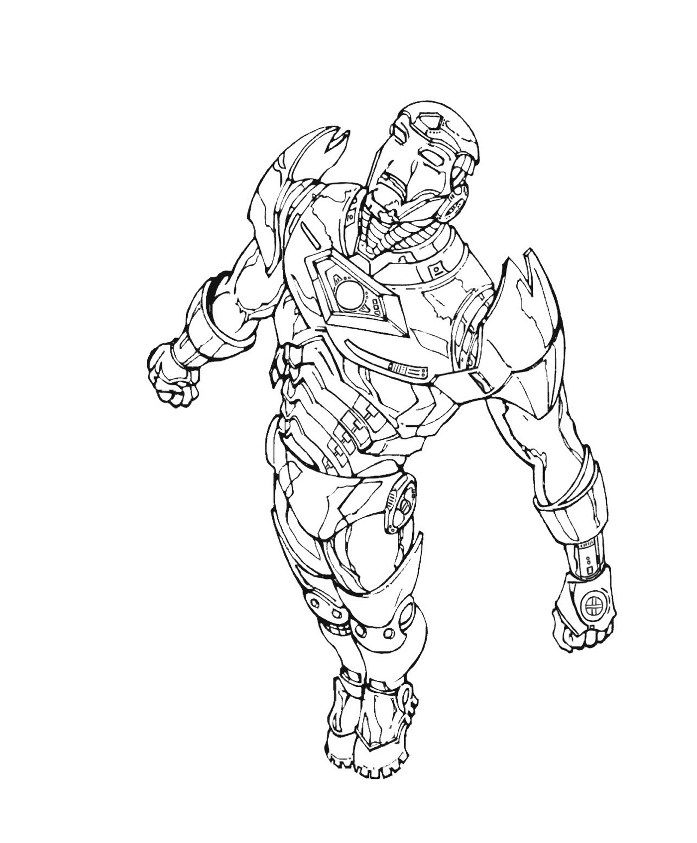  Iron Man en armadura 