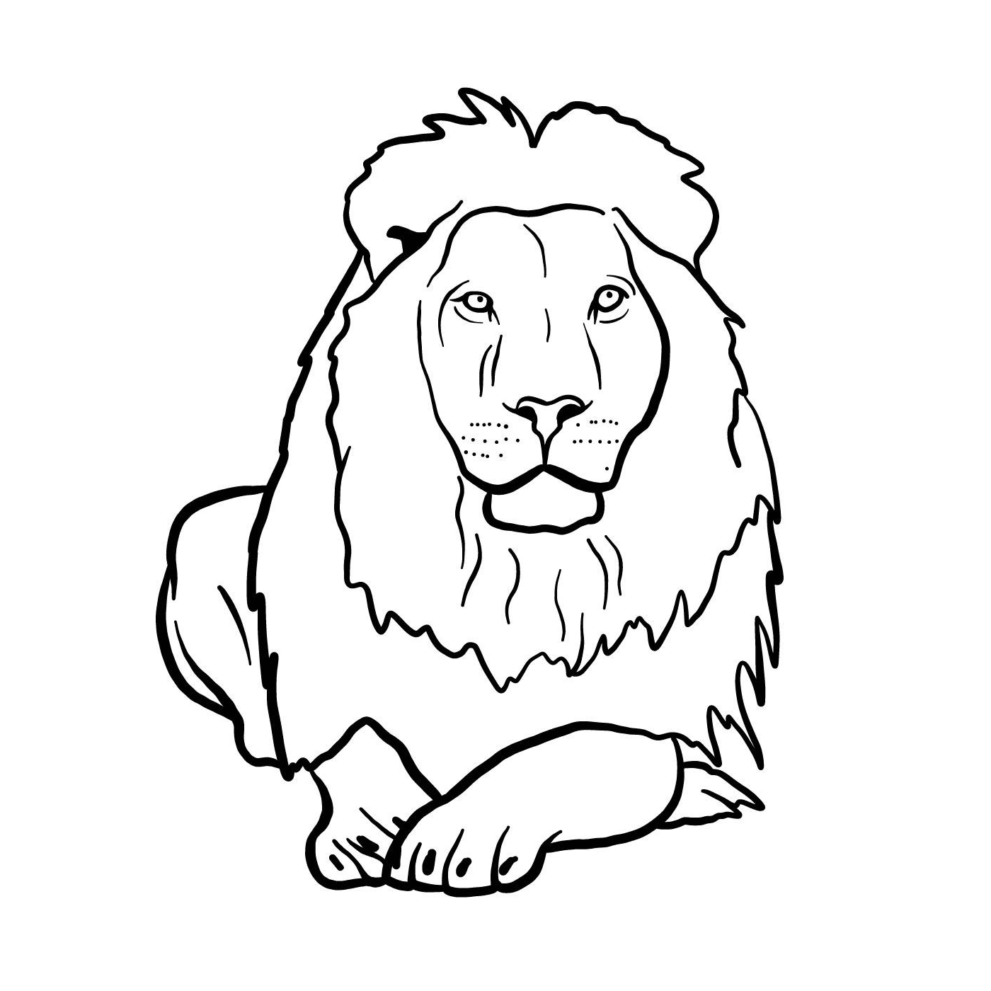 a lion 