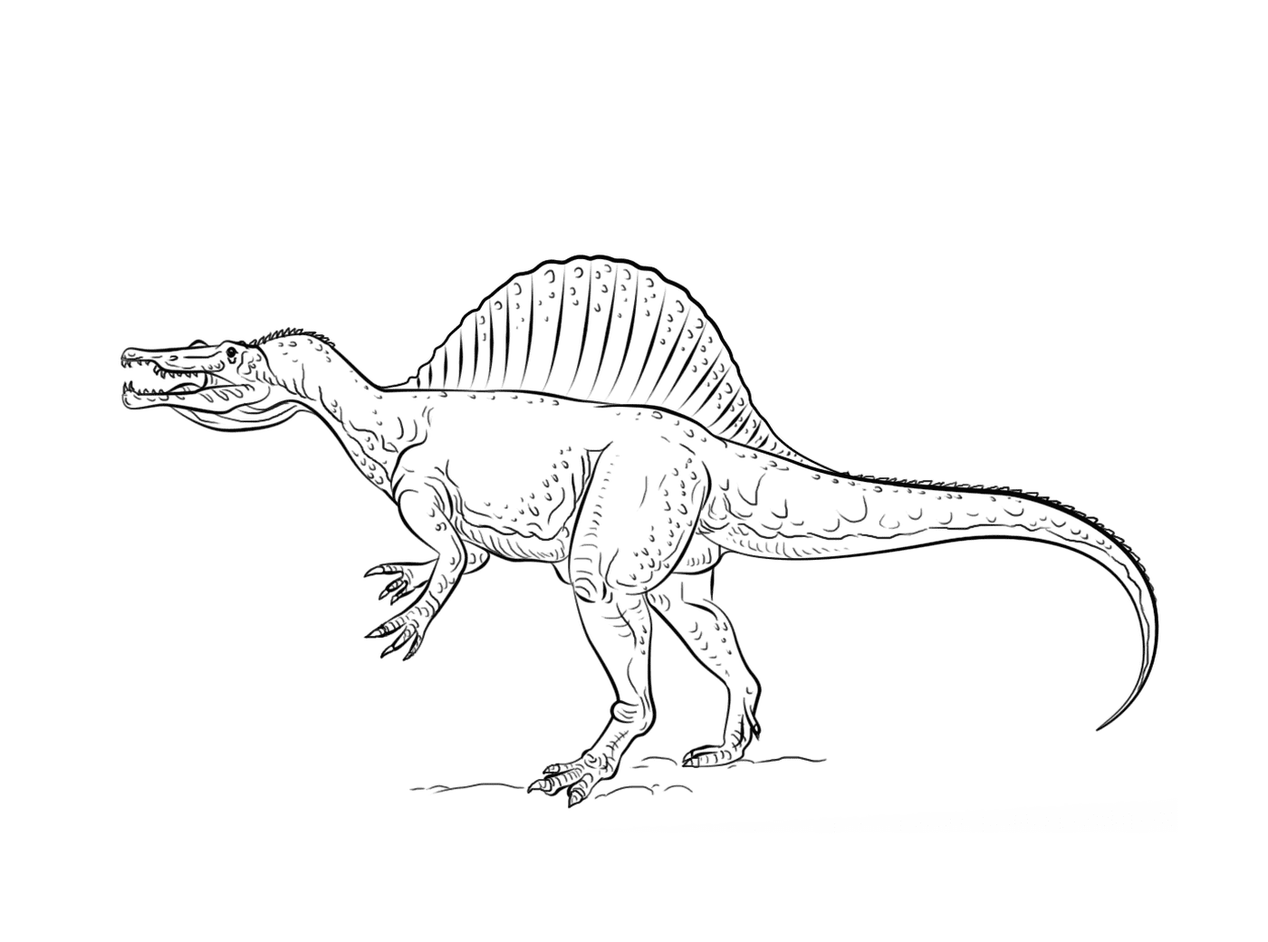  Спинозавр, впечатляющий динозавр 