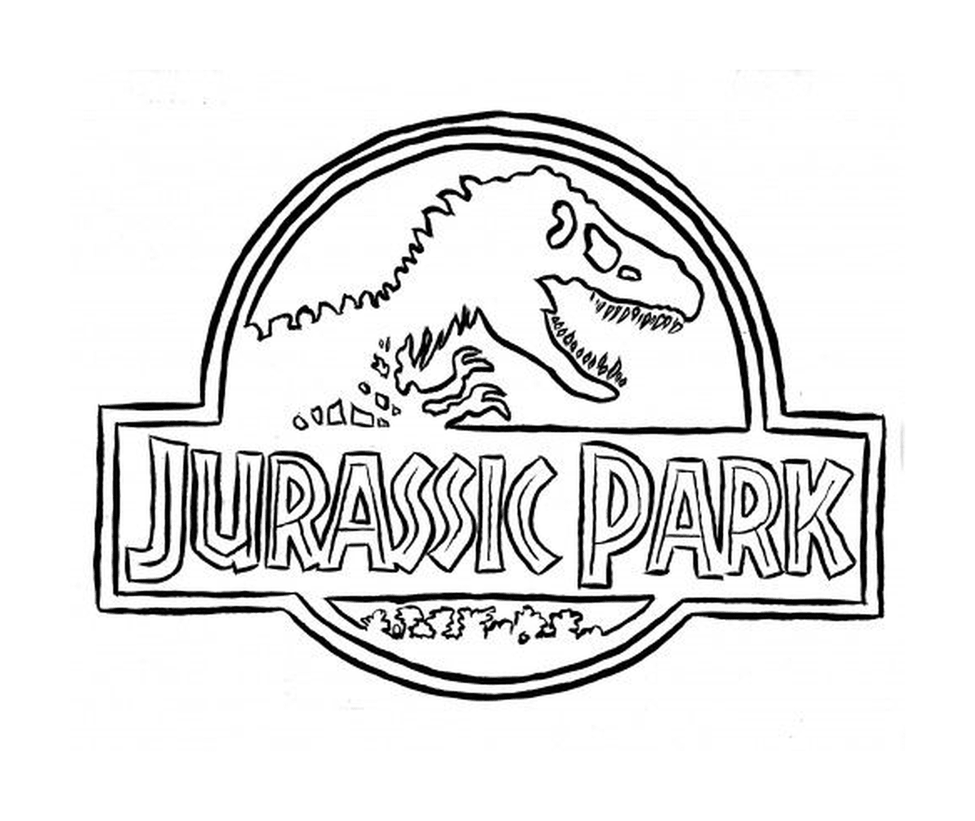  Logo Jurassic Park, simbolo mitico 