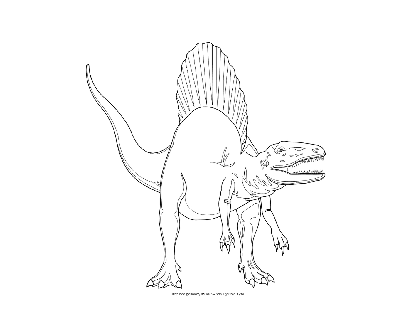  Jurassic Park Dinosauro, impressionante spinosauro 