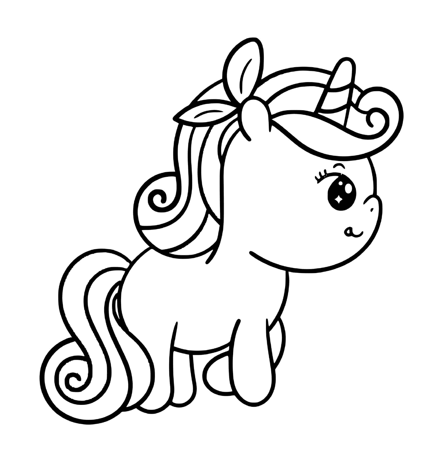  Kleine Stern Einhorn Pony 
