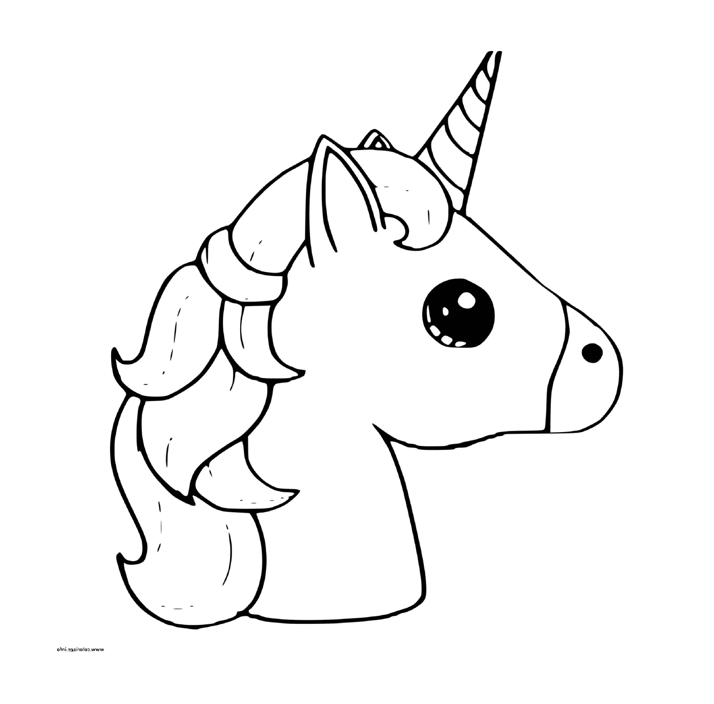  unicornio emoji kawaii 