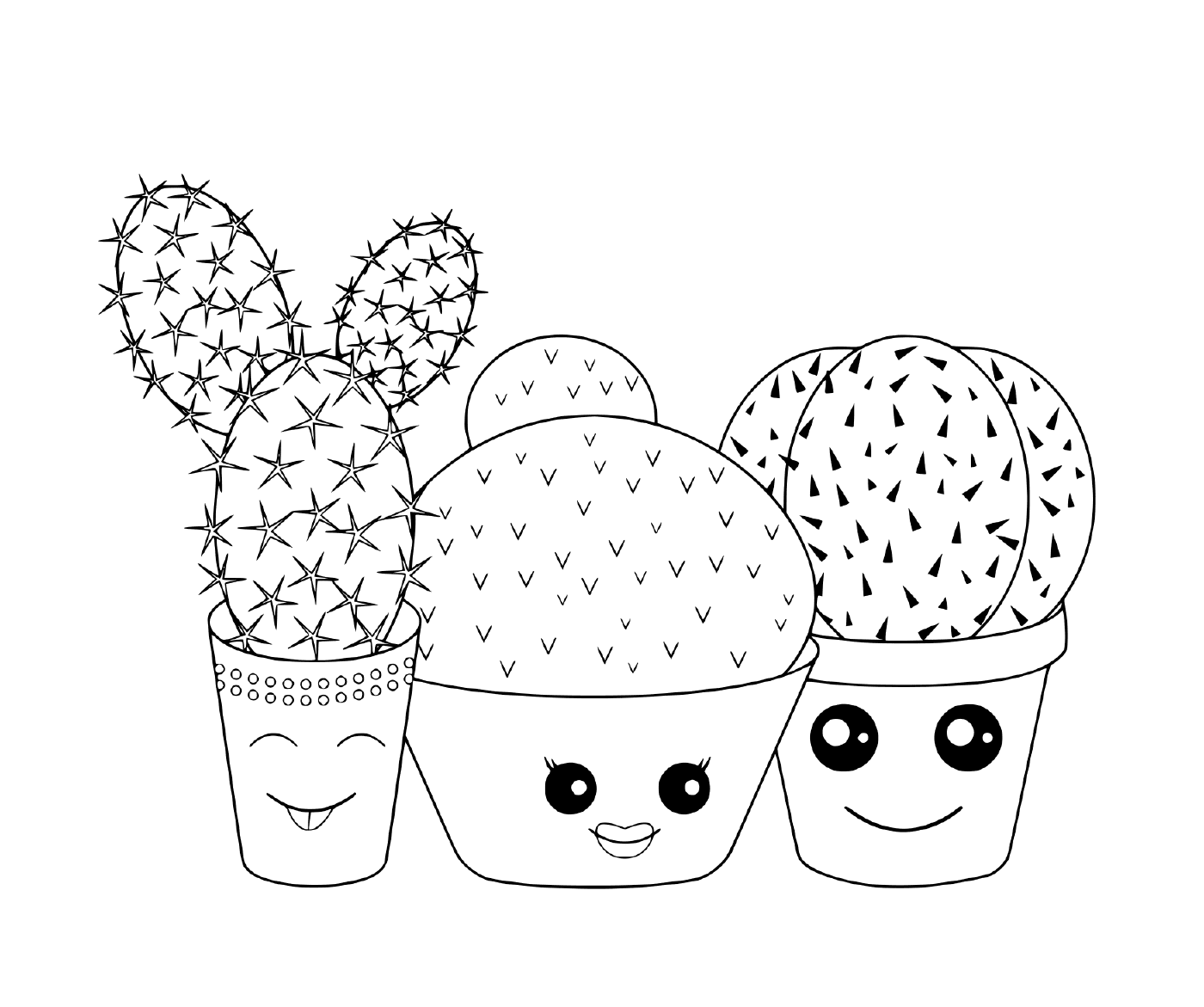  Süß grüner Kaktus 