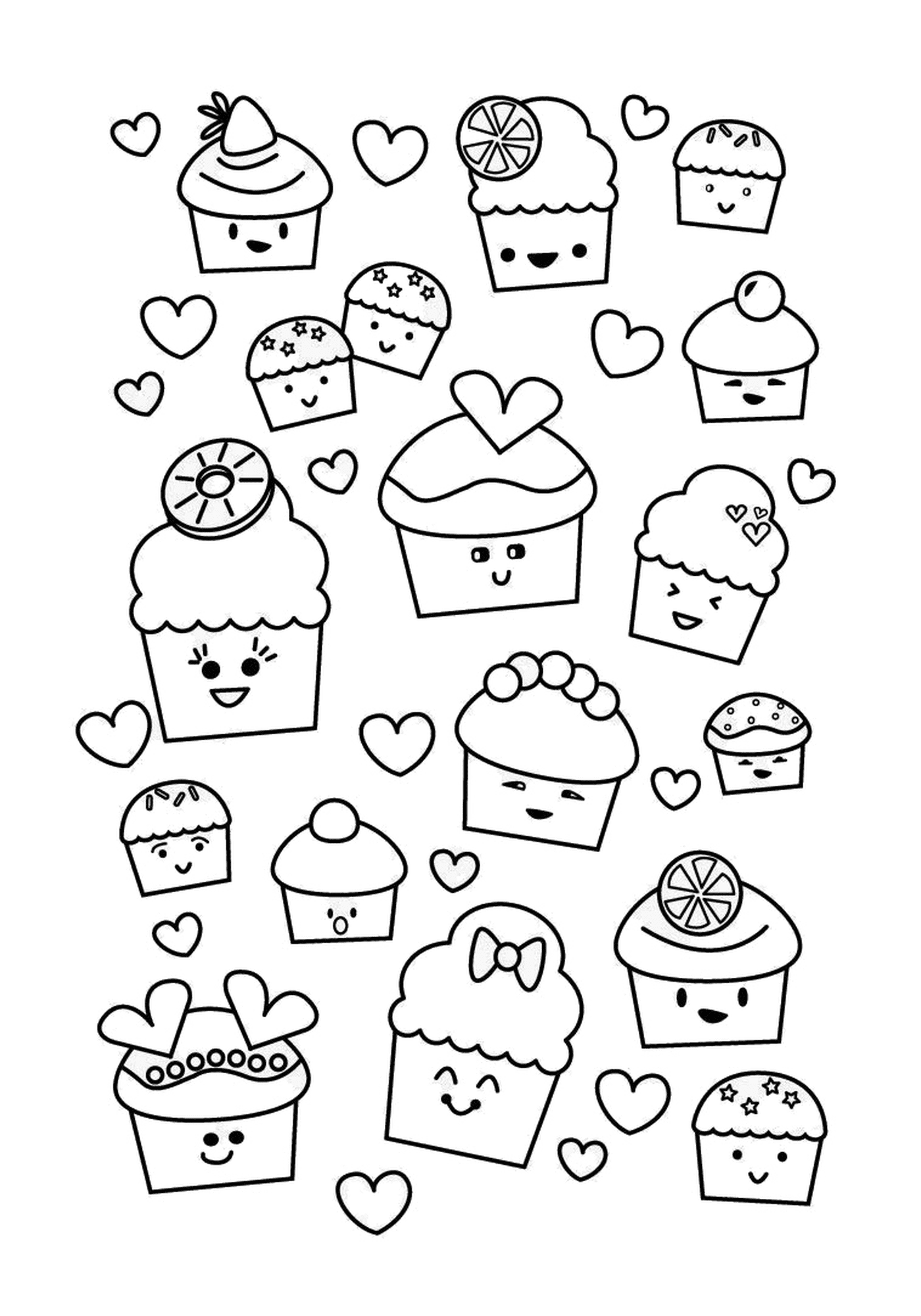  Cupcake niedlich lecker Muffins 