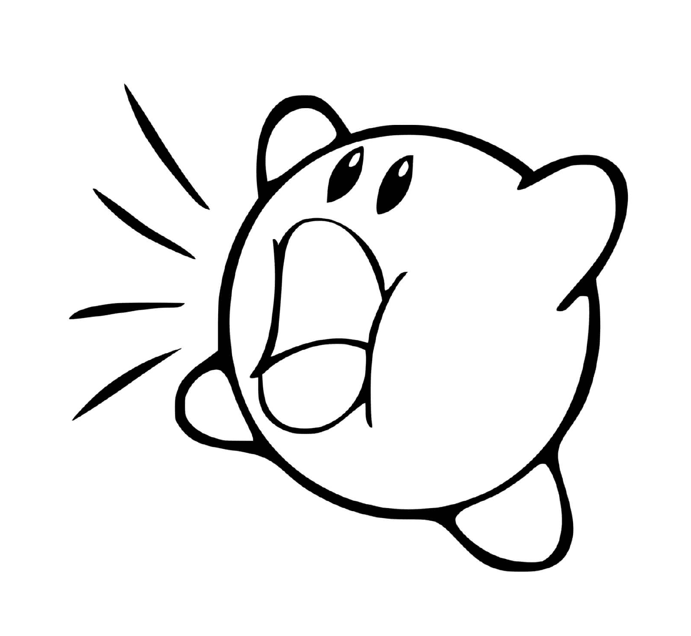  Kirby swallows everything in his way 