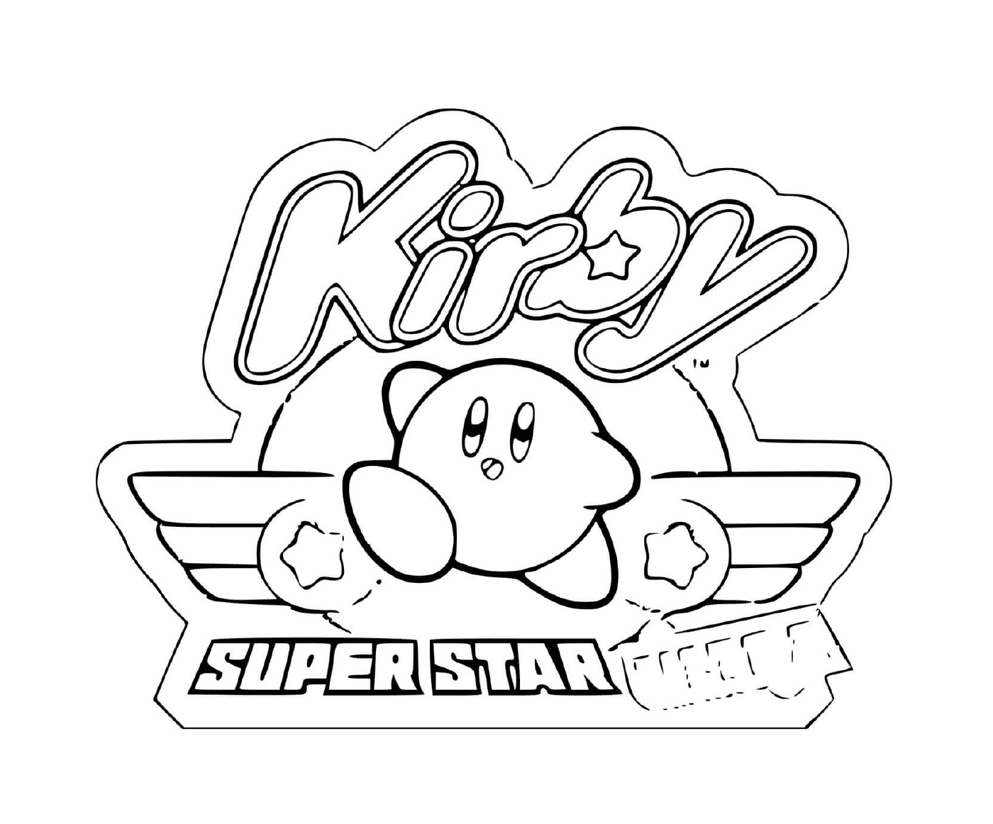  Логотип Kirby Super Star Ultra 