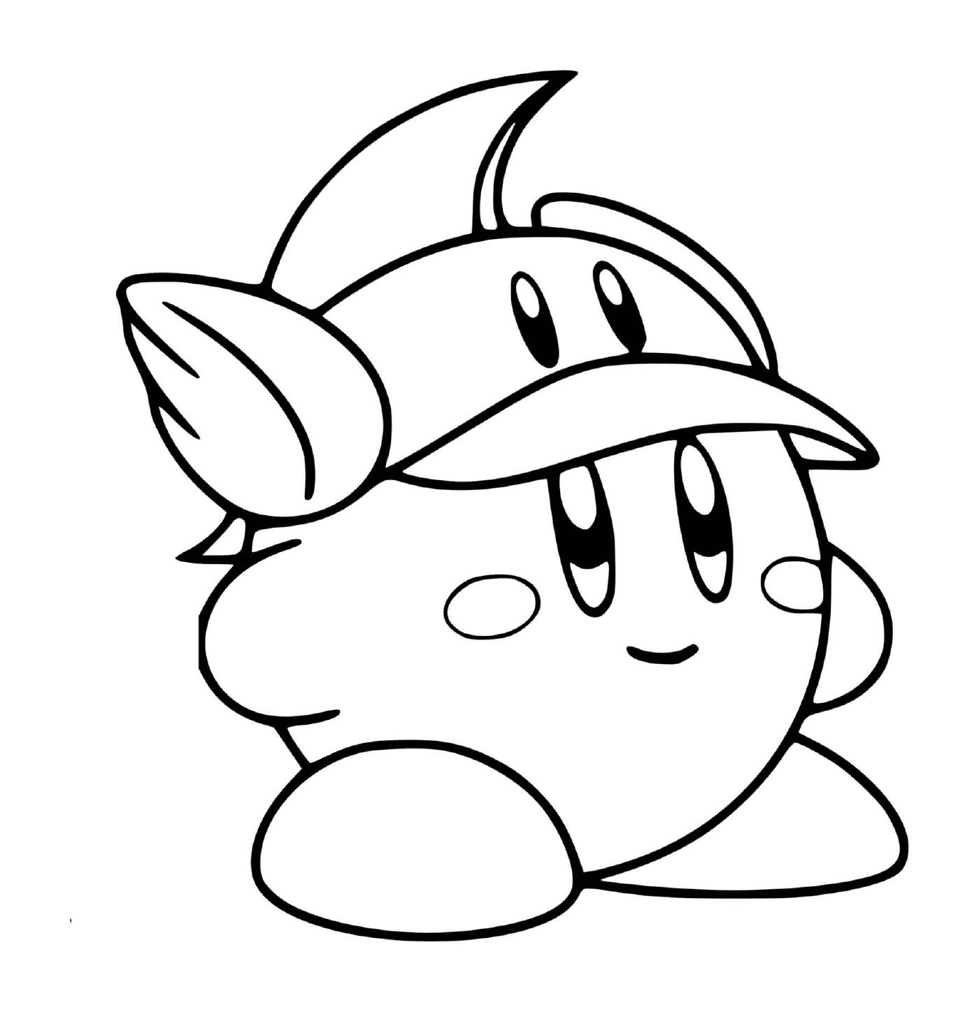  Carino Kirby con un bel berretto 