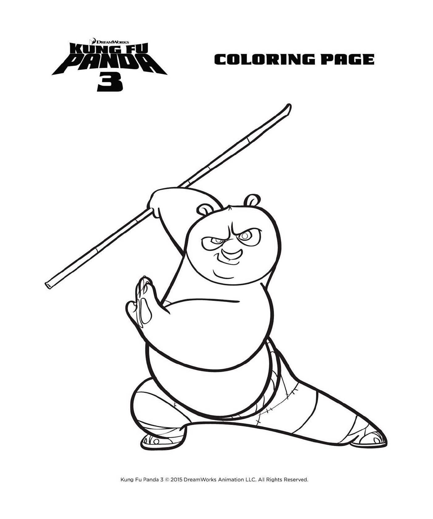  Adulto Po de Kung Fu Panda 2016 