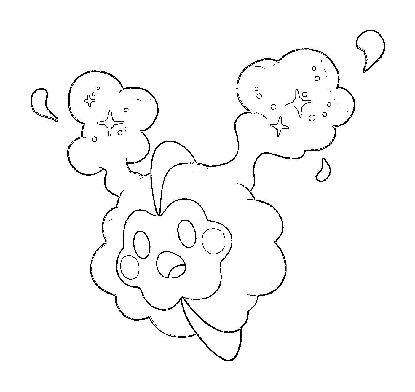  Cosmog, cloud with stars 