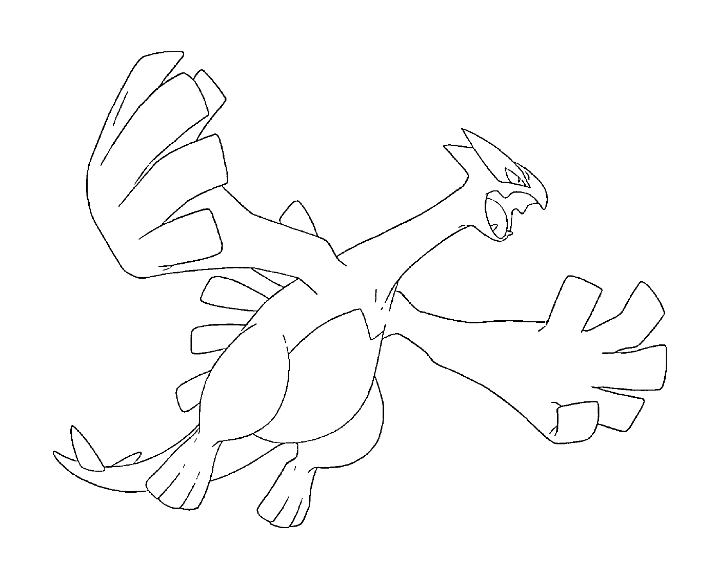  Lugia Pokémon diseñado elegante 