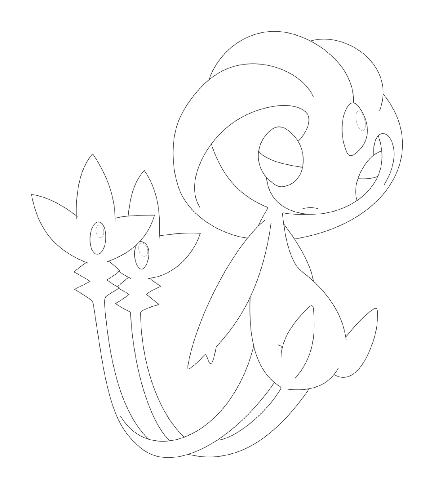  Uxie Pokémon disegno misterioso 