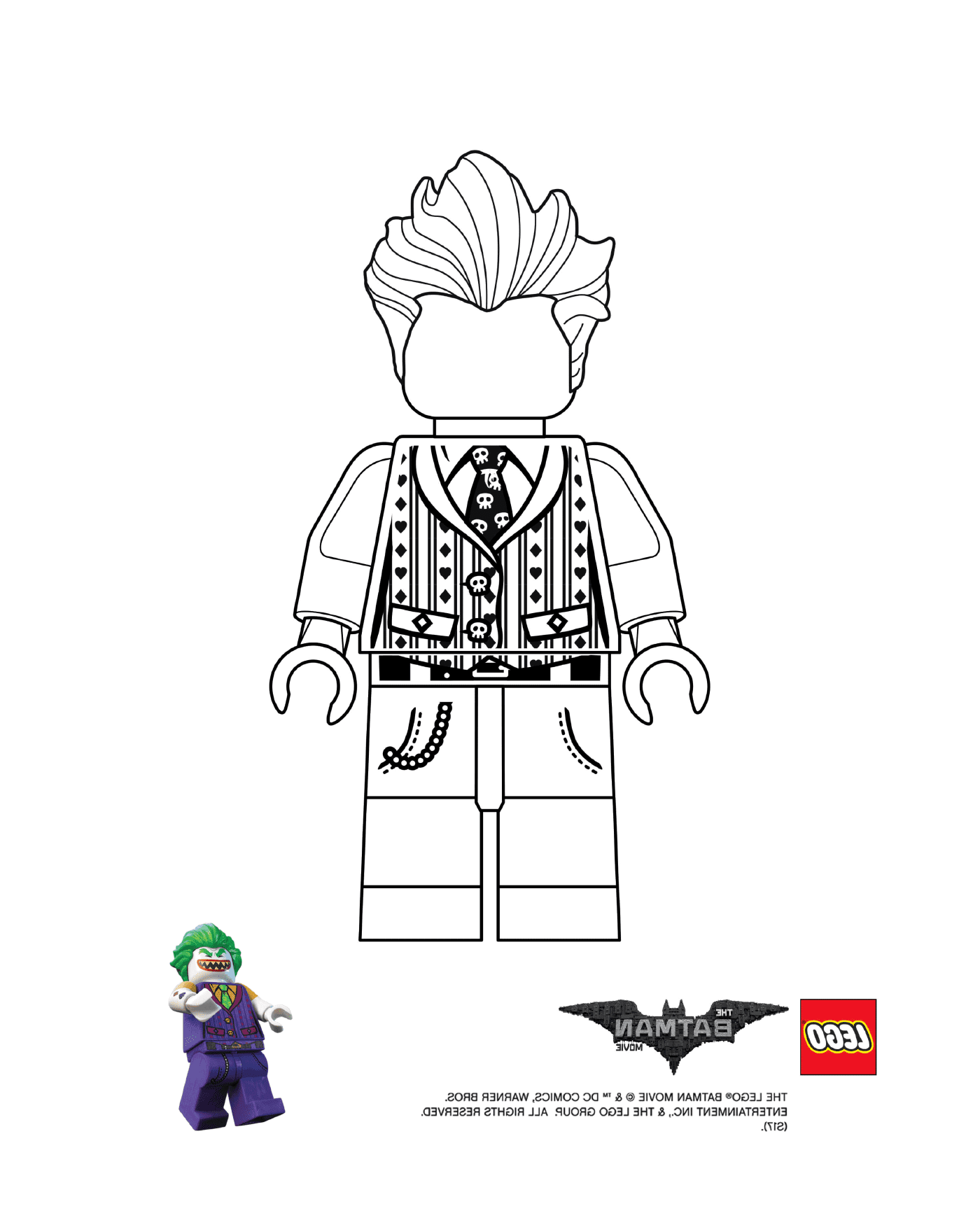  Joker Lego from the movie Lego Batman 