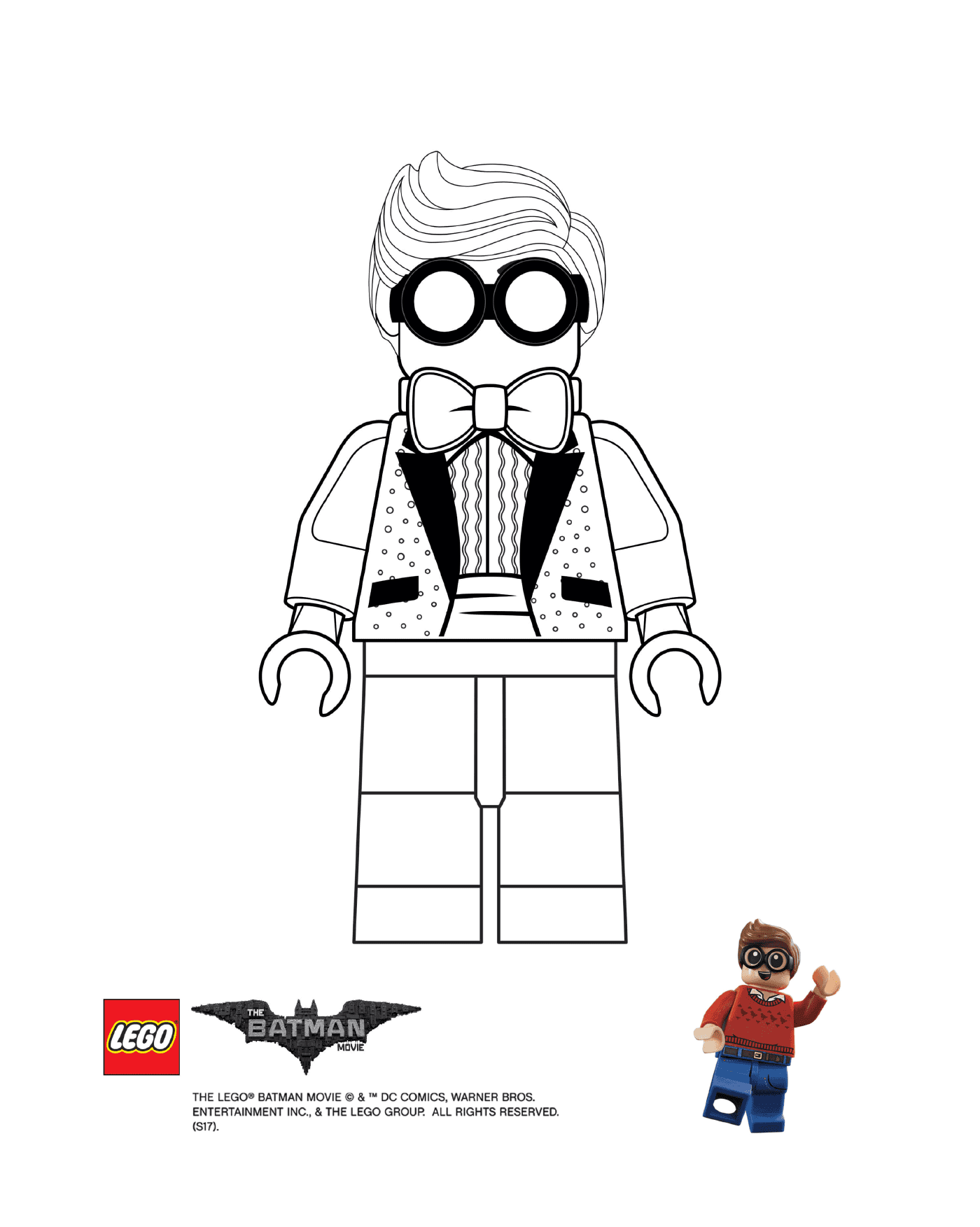 Dick Grayson Lego en esmoquin 