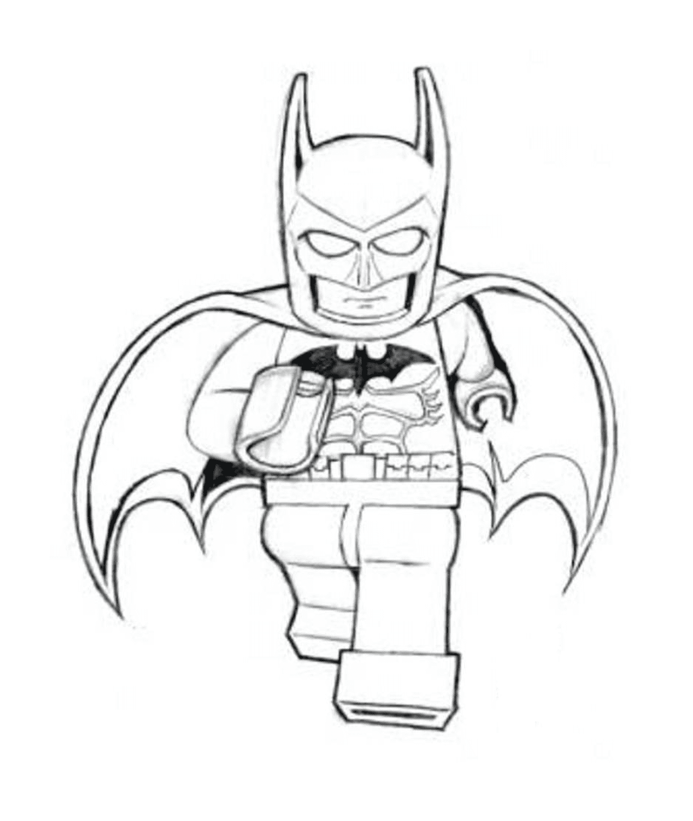  Batman Lego in esecuzione 