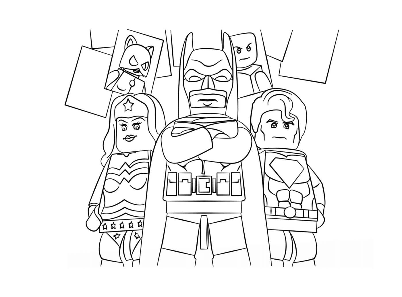  Superhero Lego Batman 