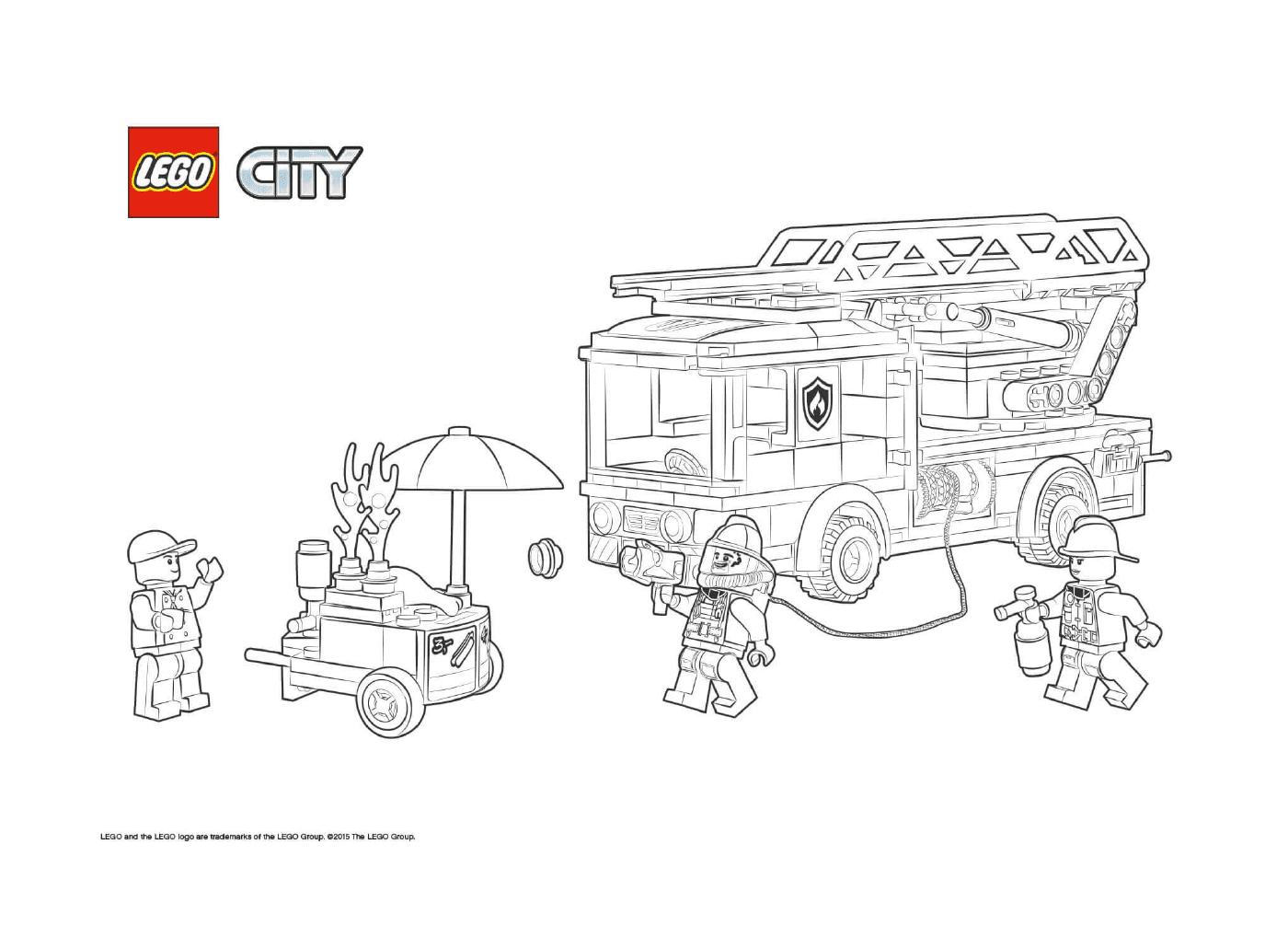  Городская пожарная служба Лего 