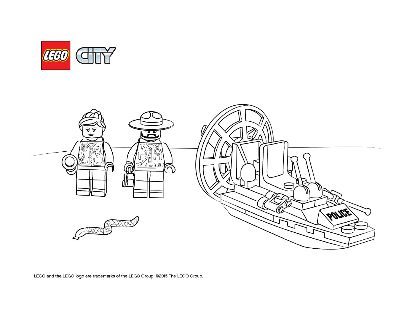  Juego de inicio de la policía de pantano de Lego City 