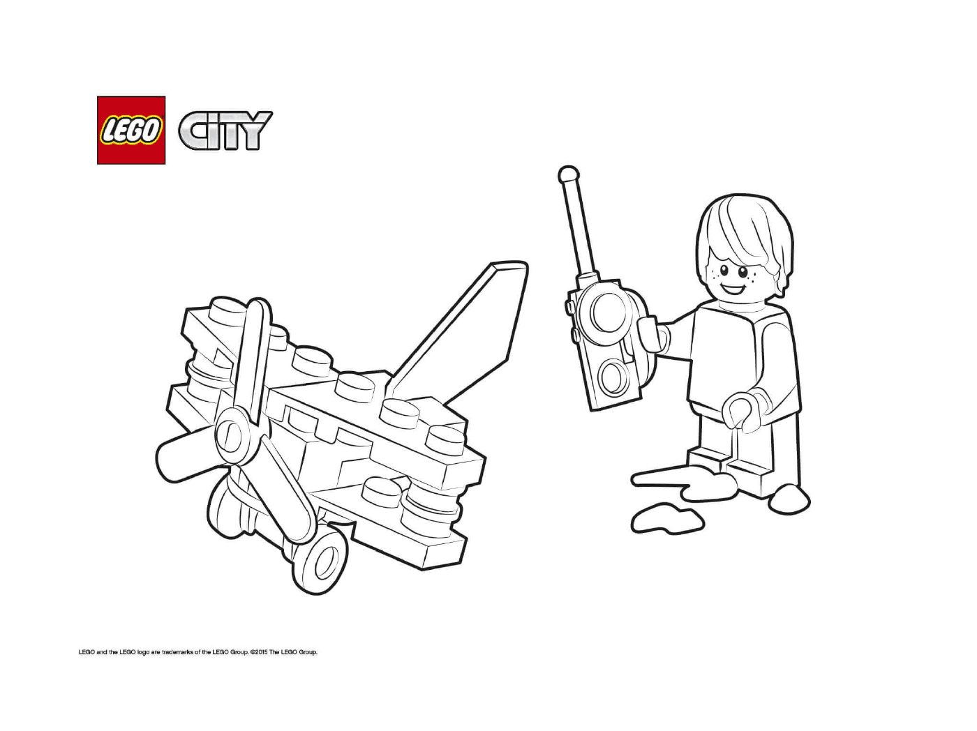  Kleines Flugzeug Lego City 